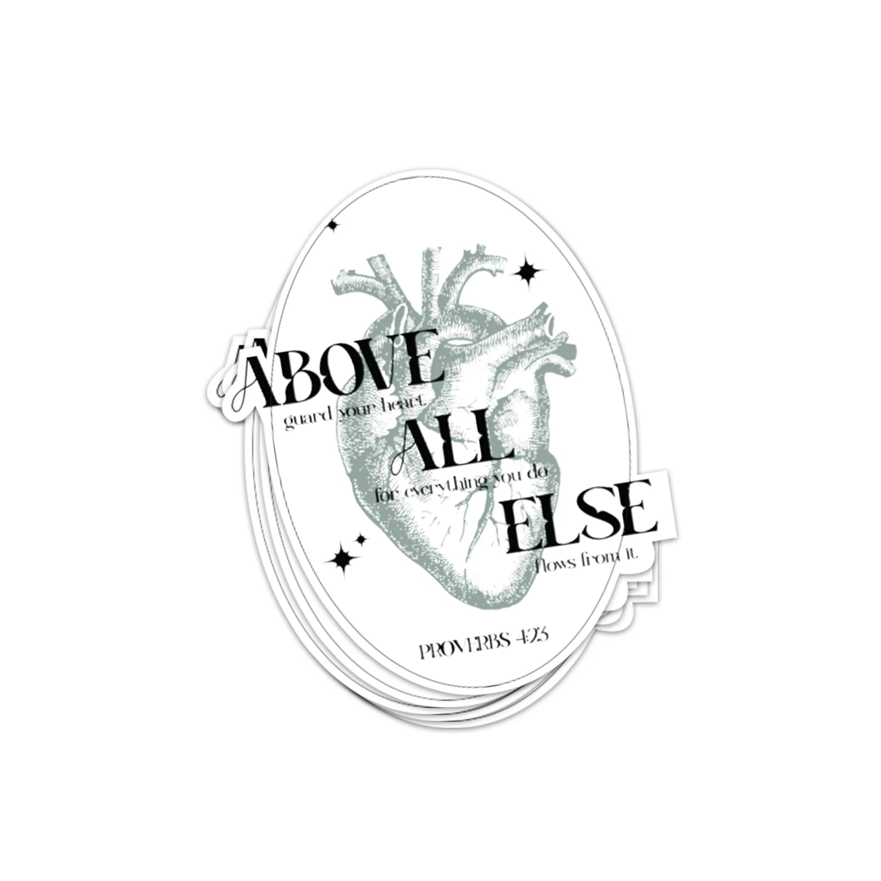 Above All Else Sticker