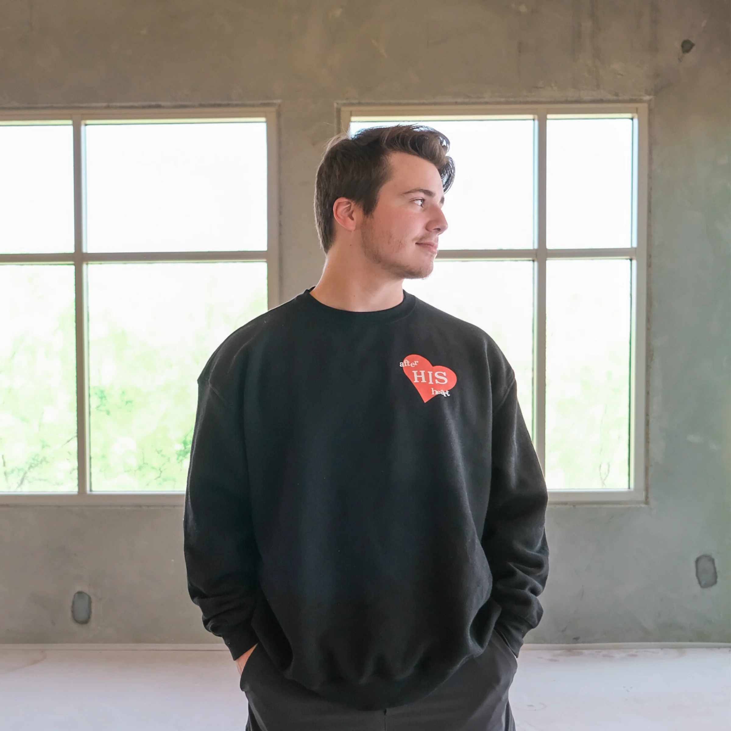 After His Heart Crewneck Sweatshirt - Image 3