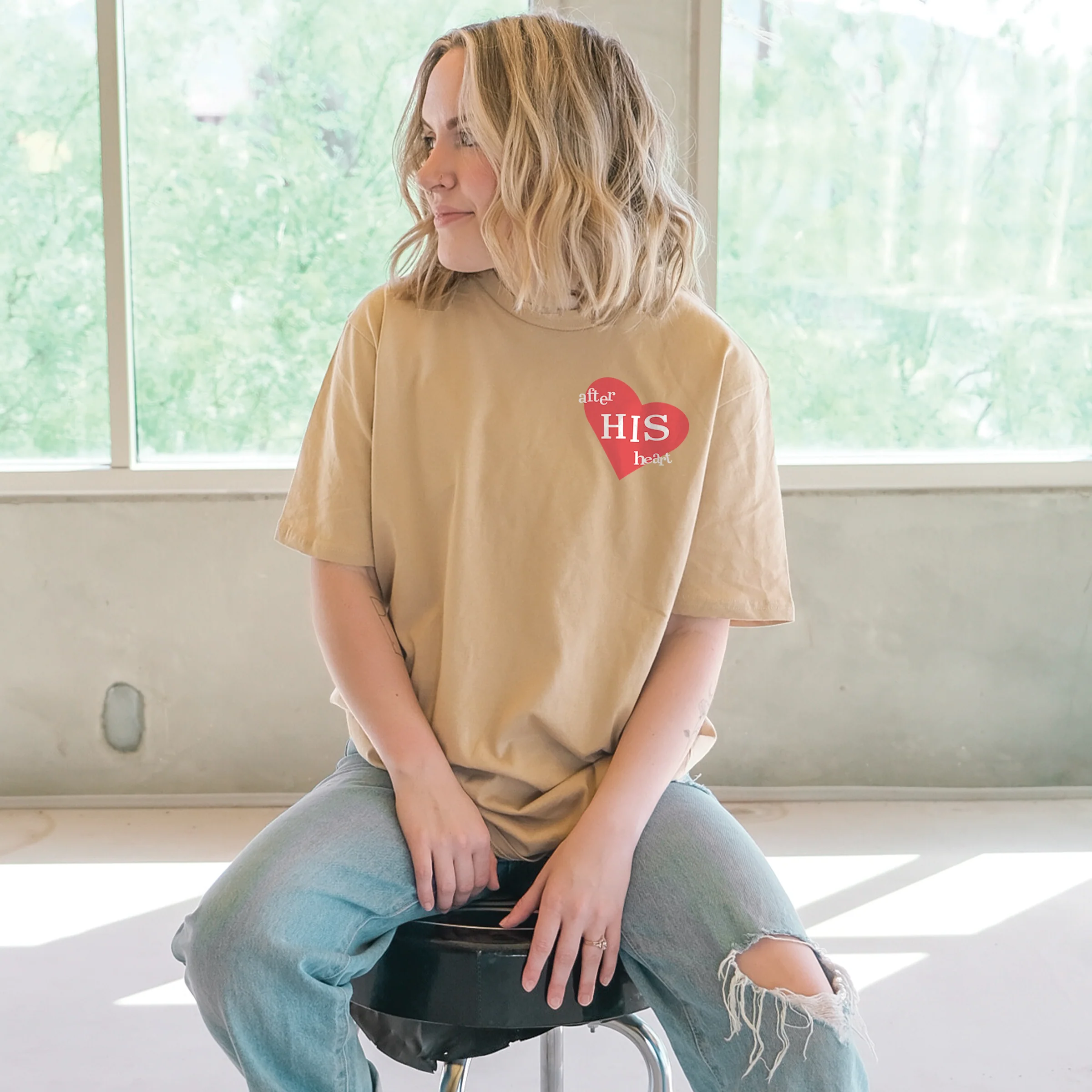 After His Heart Tee - Image 3