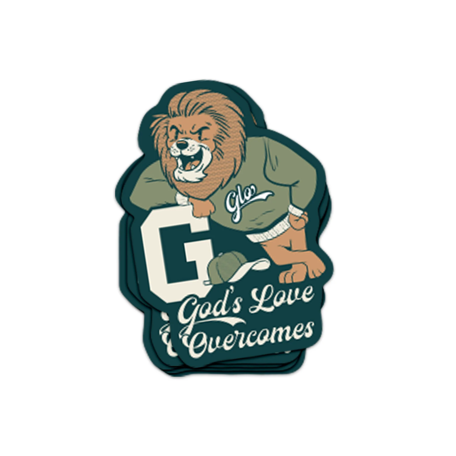 Collegiate Lion Sticker