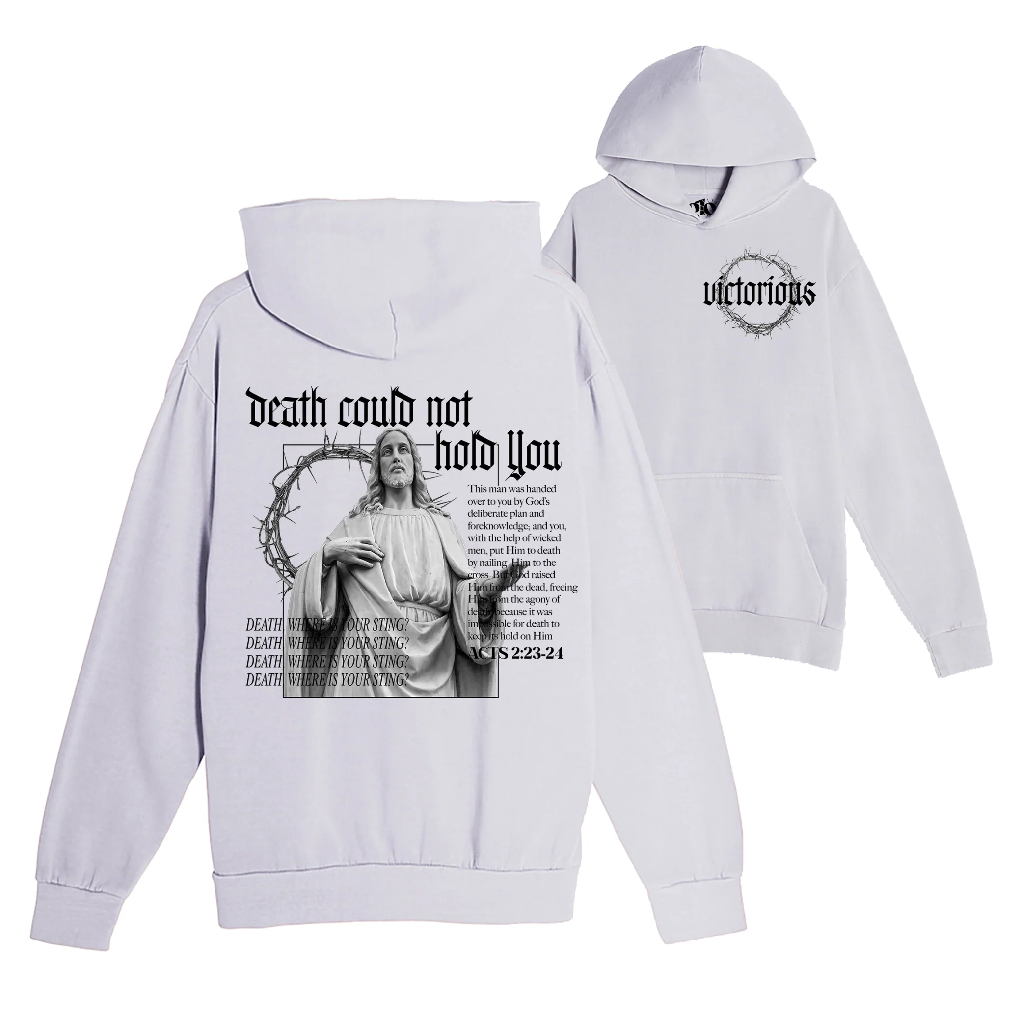 Death Could Not Hold You Pullover Hoodie