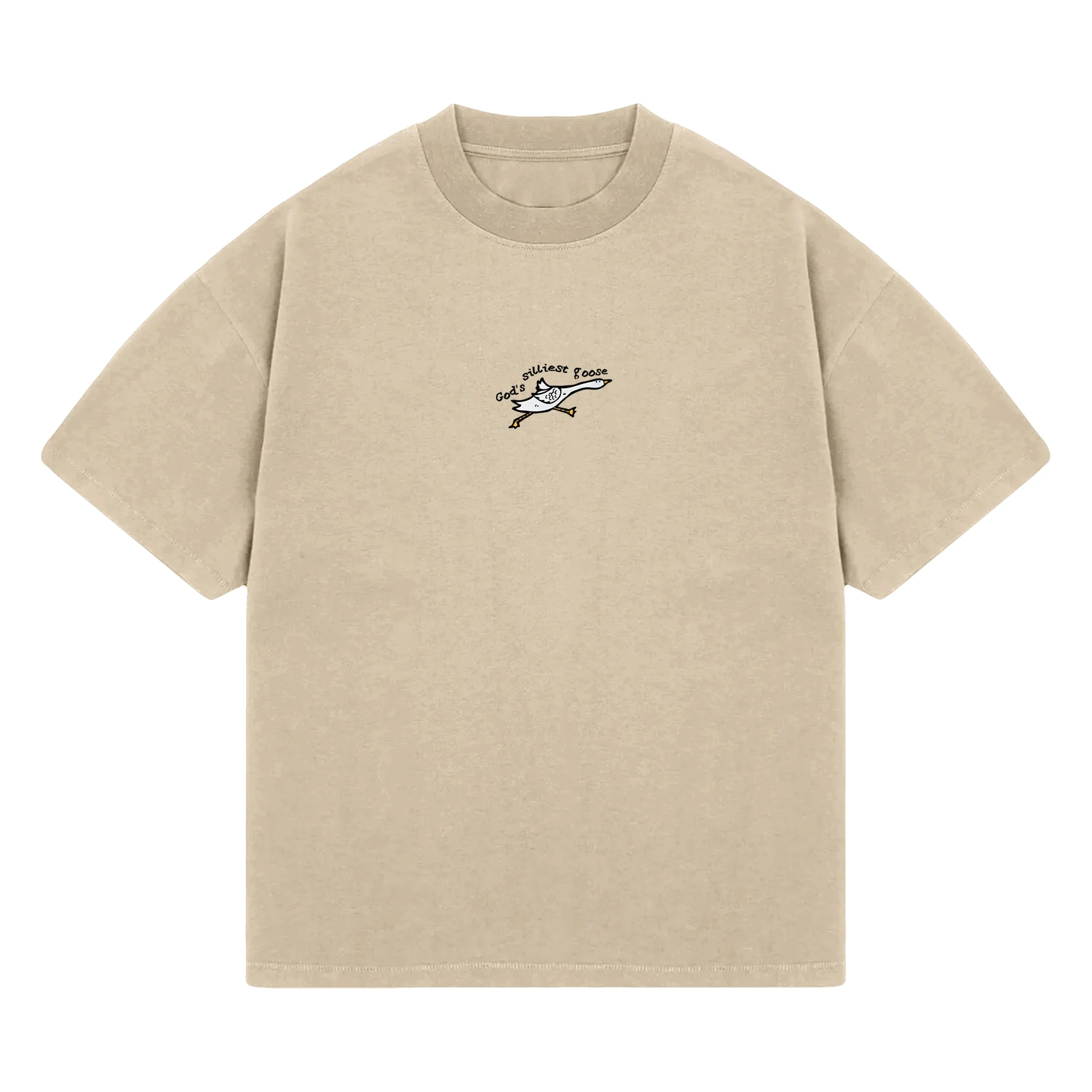 Embroidered God's Silliest Goose Tee