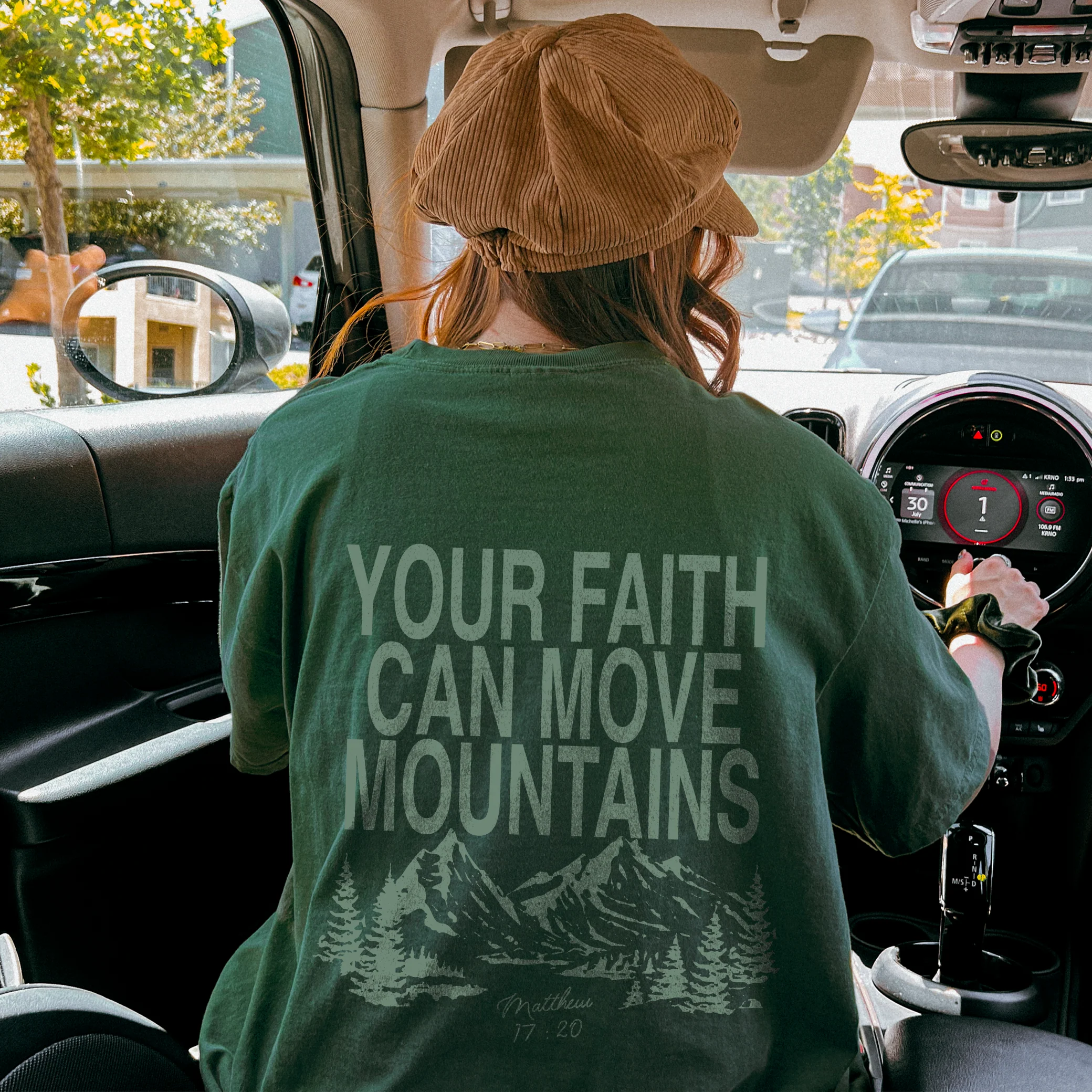 Faith Can Move Mountains Tee - Image 5