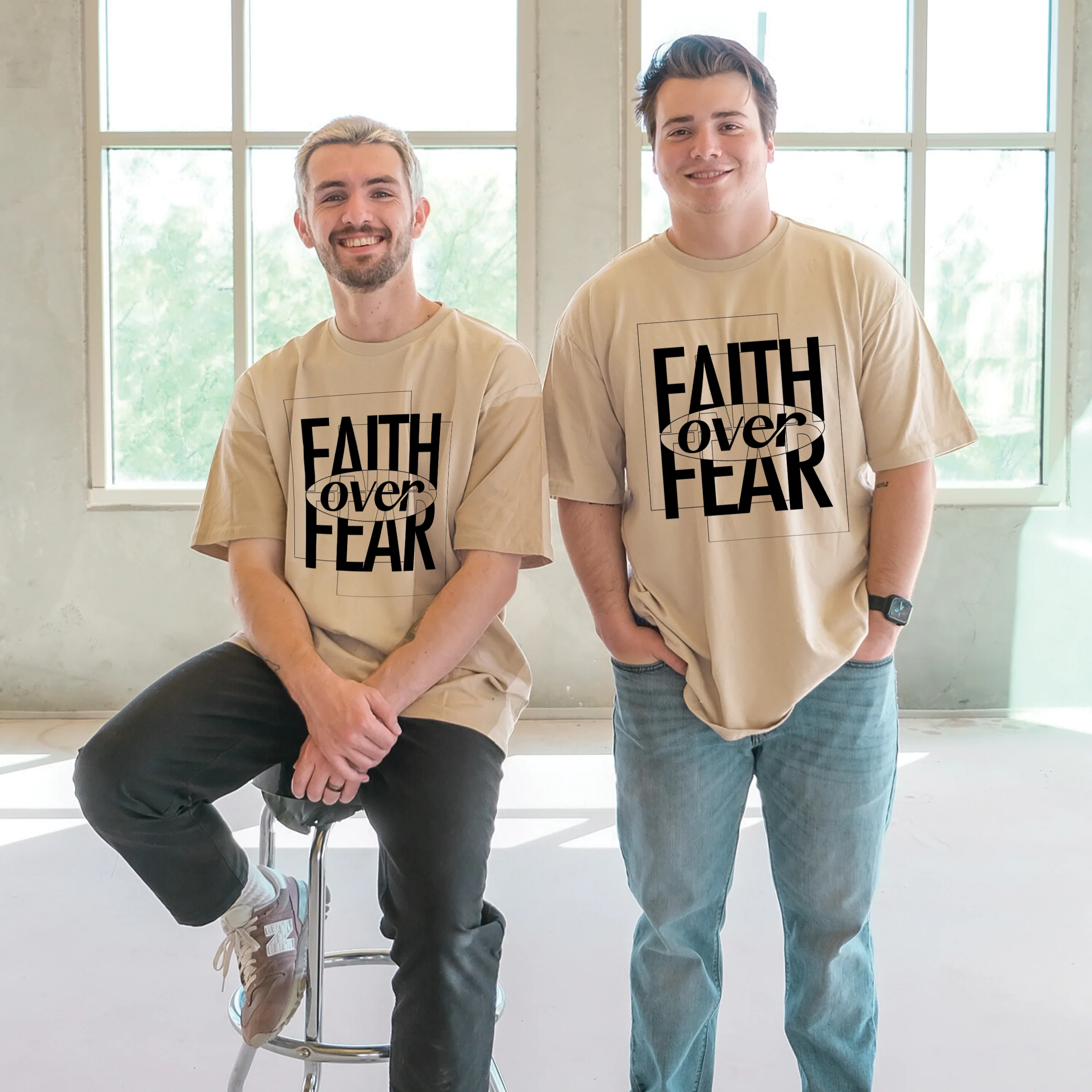 Faith Over Fear Tee - Image 2