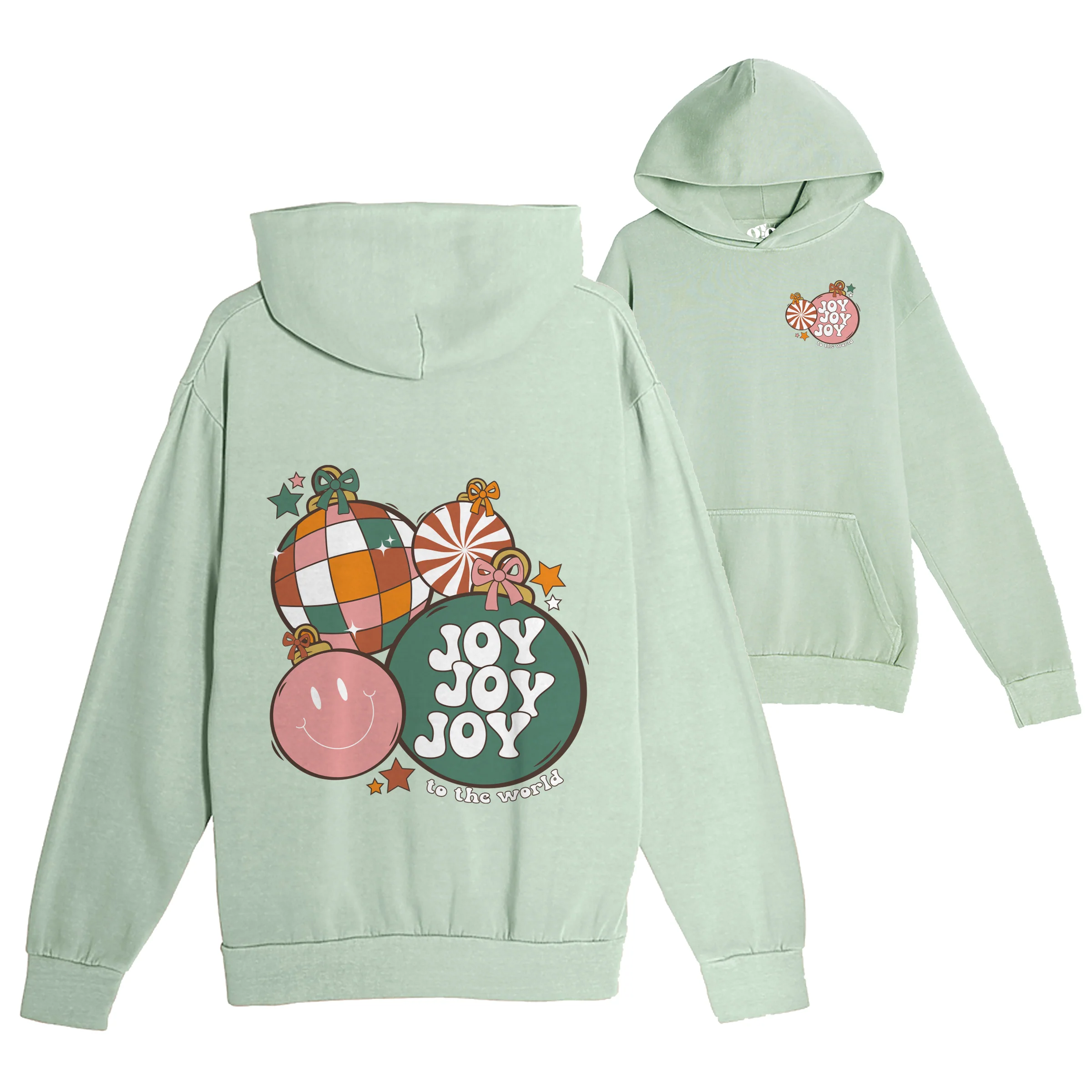 Christmas Ornaments Pullover Hoodie