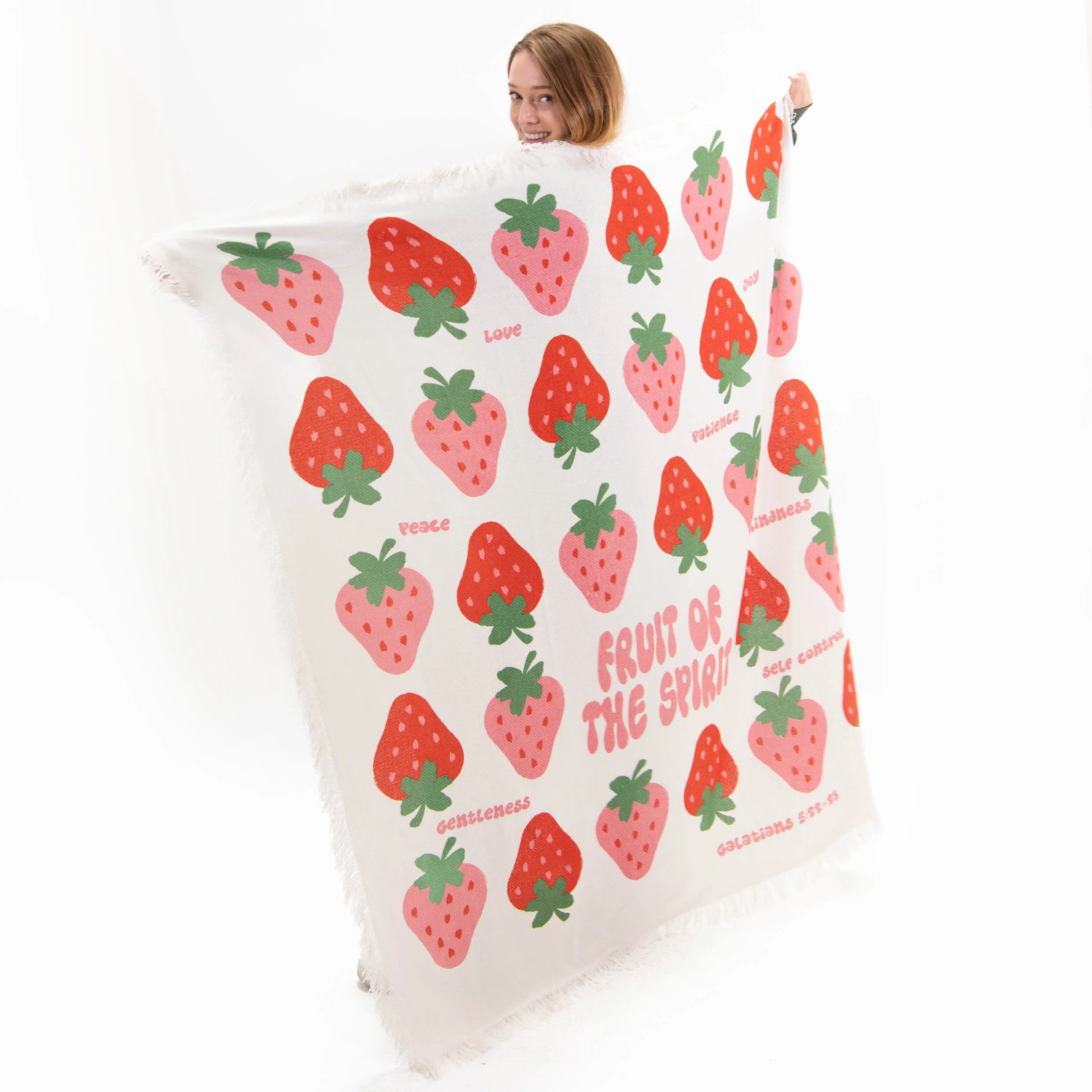 FOTS Strawberry - One Size - Blanket - Multi Color