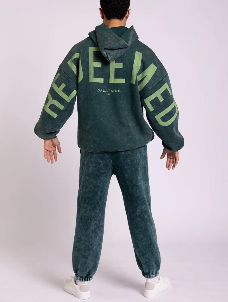 GLO Kingdom Essential Snow Wash Eden Hoodie + Jogger Set