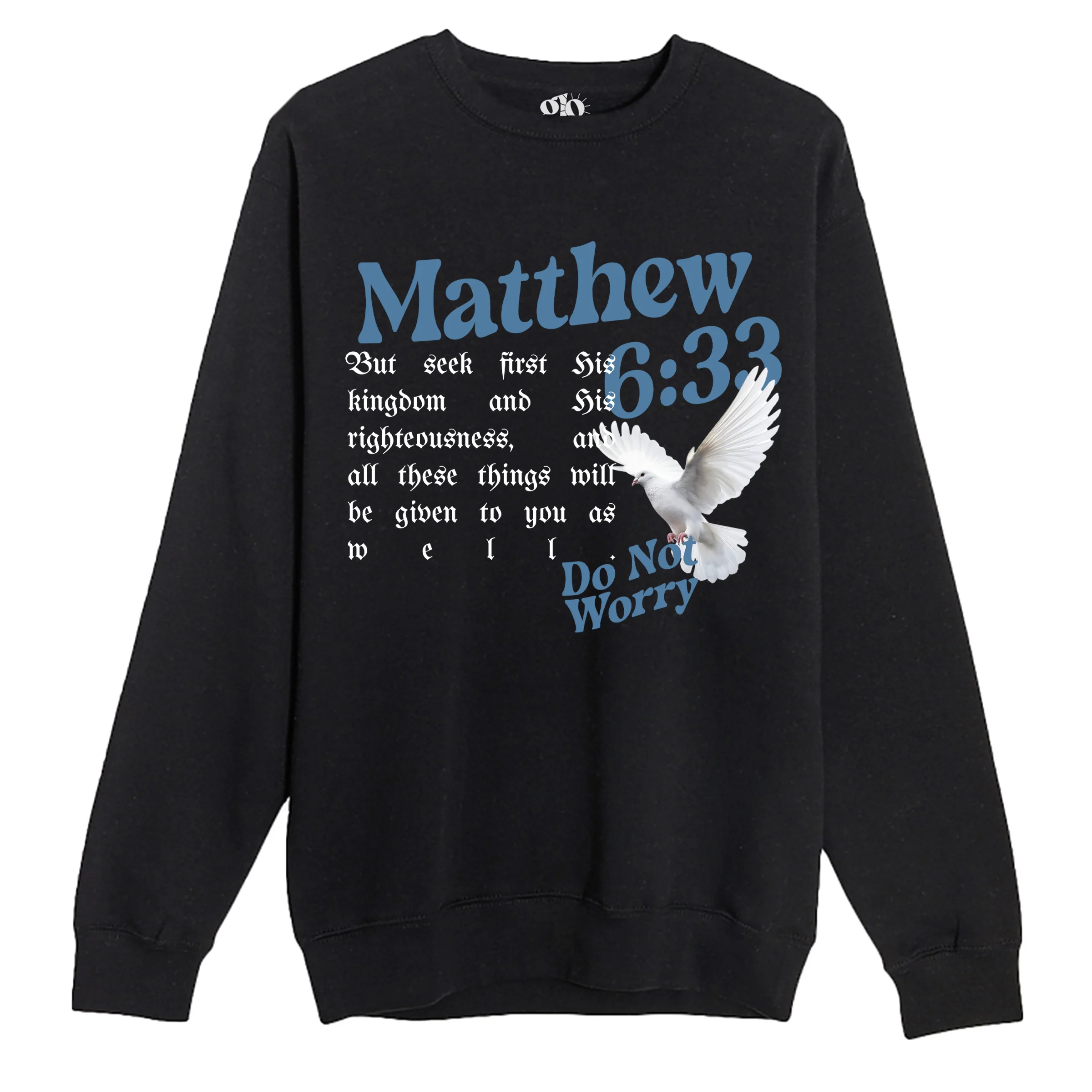 Matthew 6:33 Crewneck Sweatshirt - Image 2