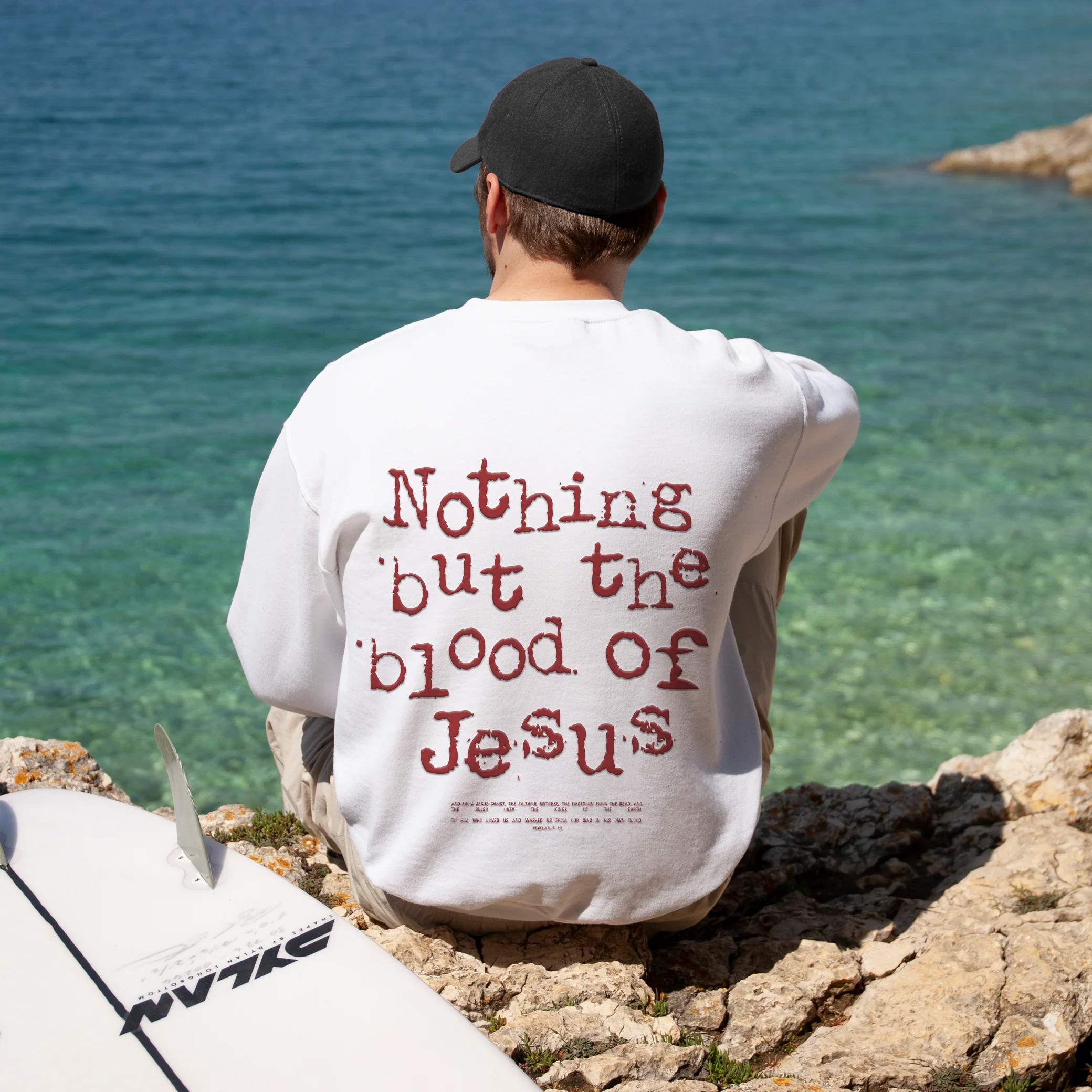 Nothing But The Blood Crewneck Sweatshirt