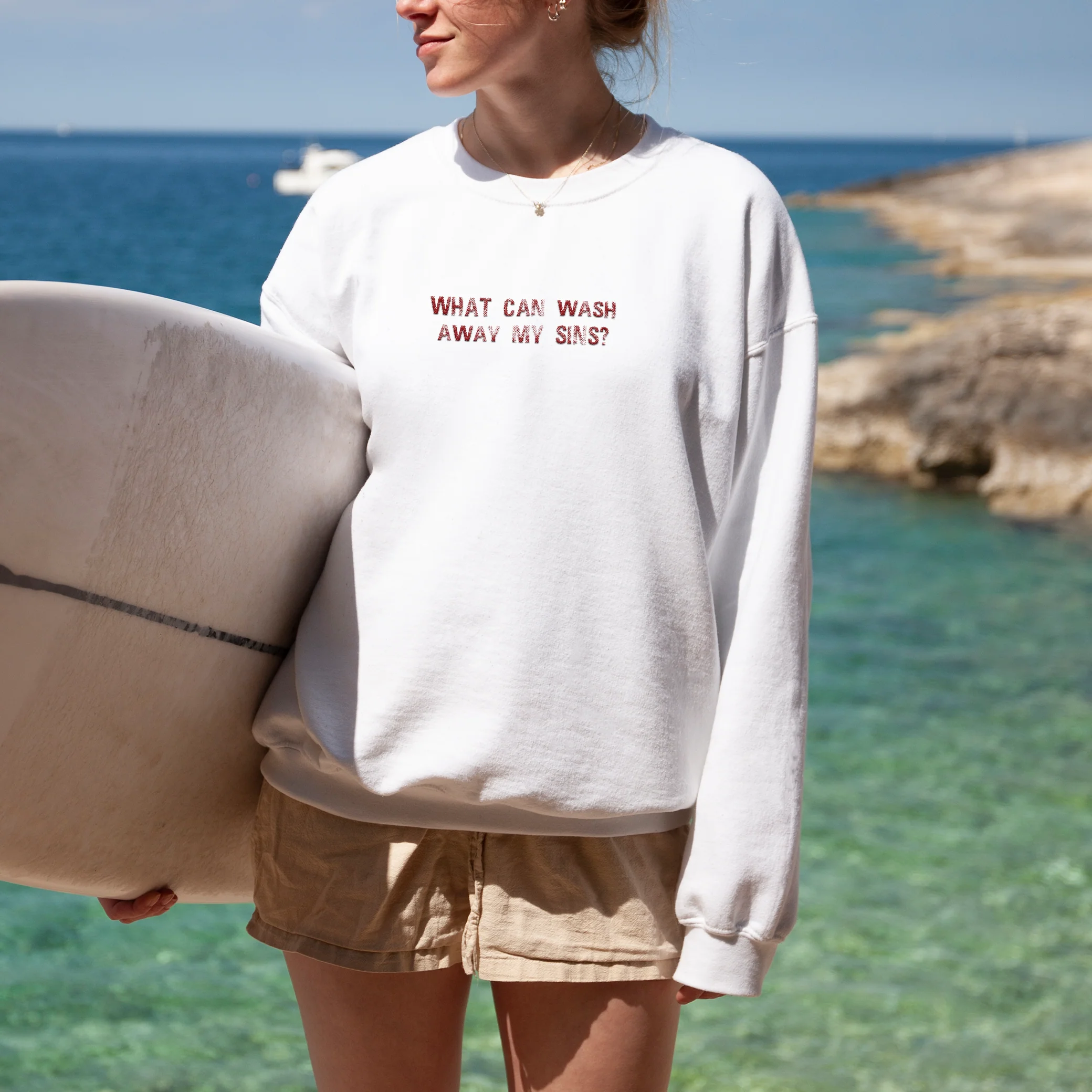 Nothing But The Blood Crewneck Sweatshirt - Image 2