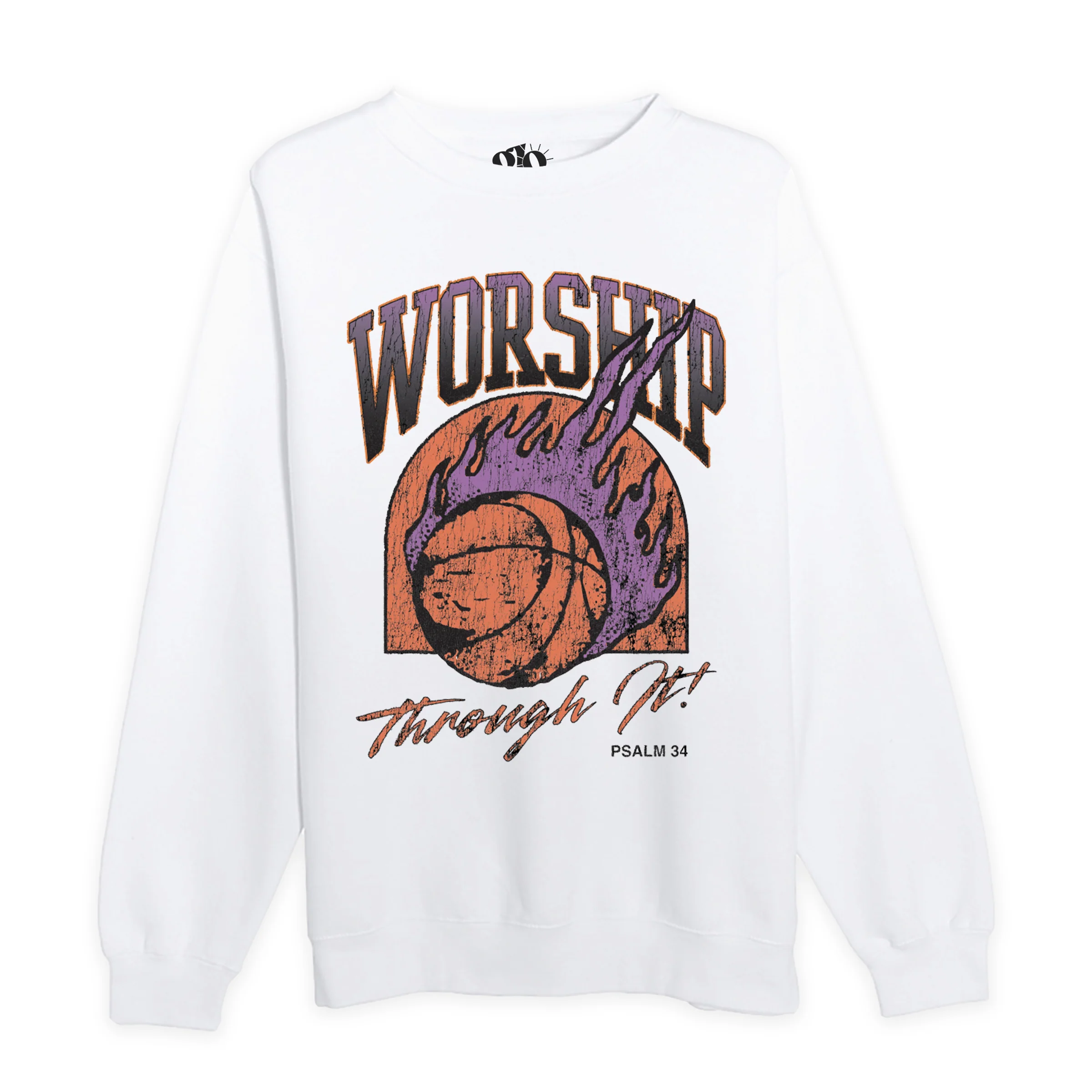 Worship Through It Crewneck Sweatshirt - Image 2