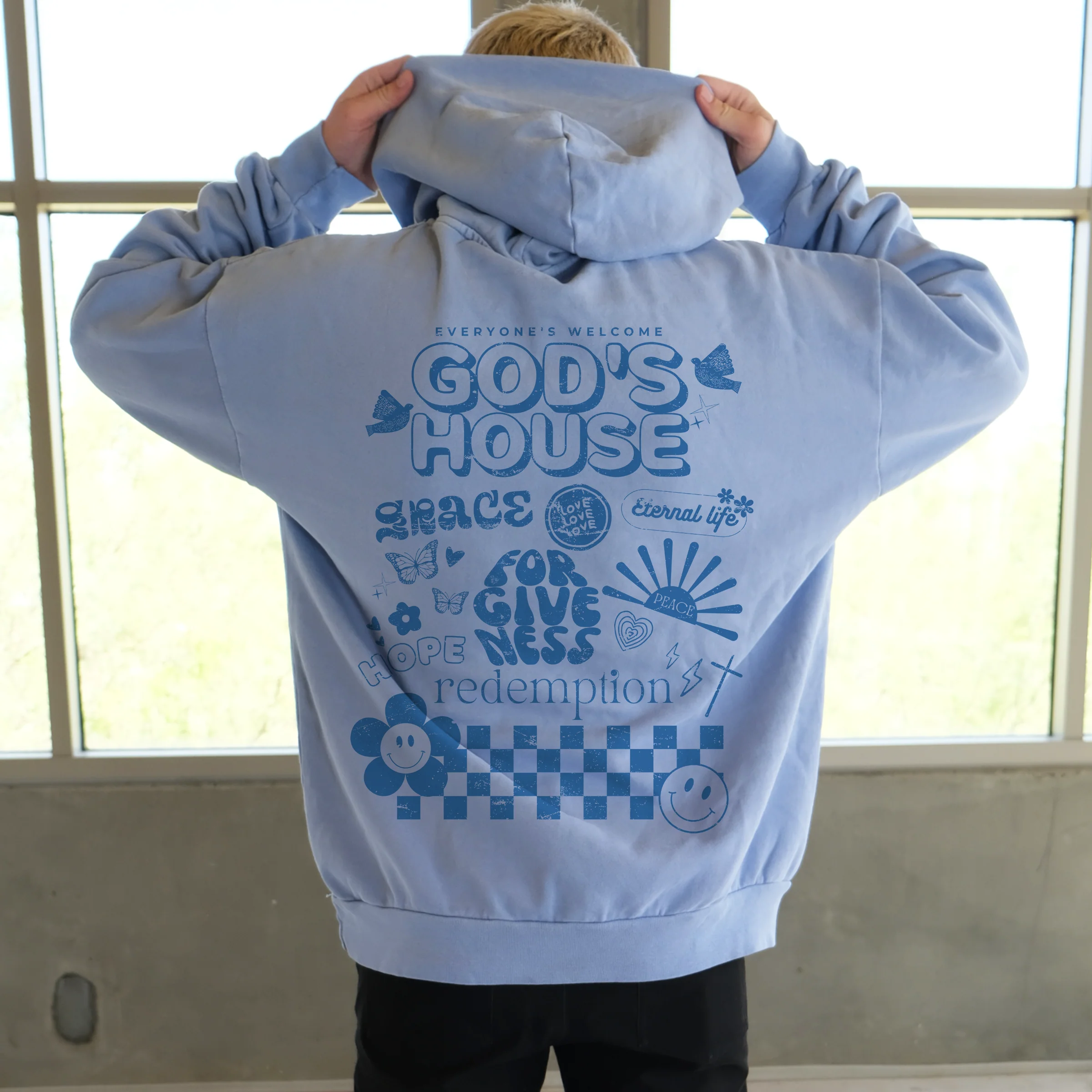 God's House Pullover Hoodie - Image 3