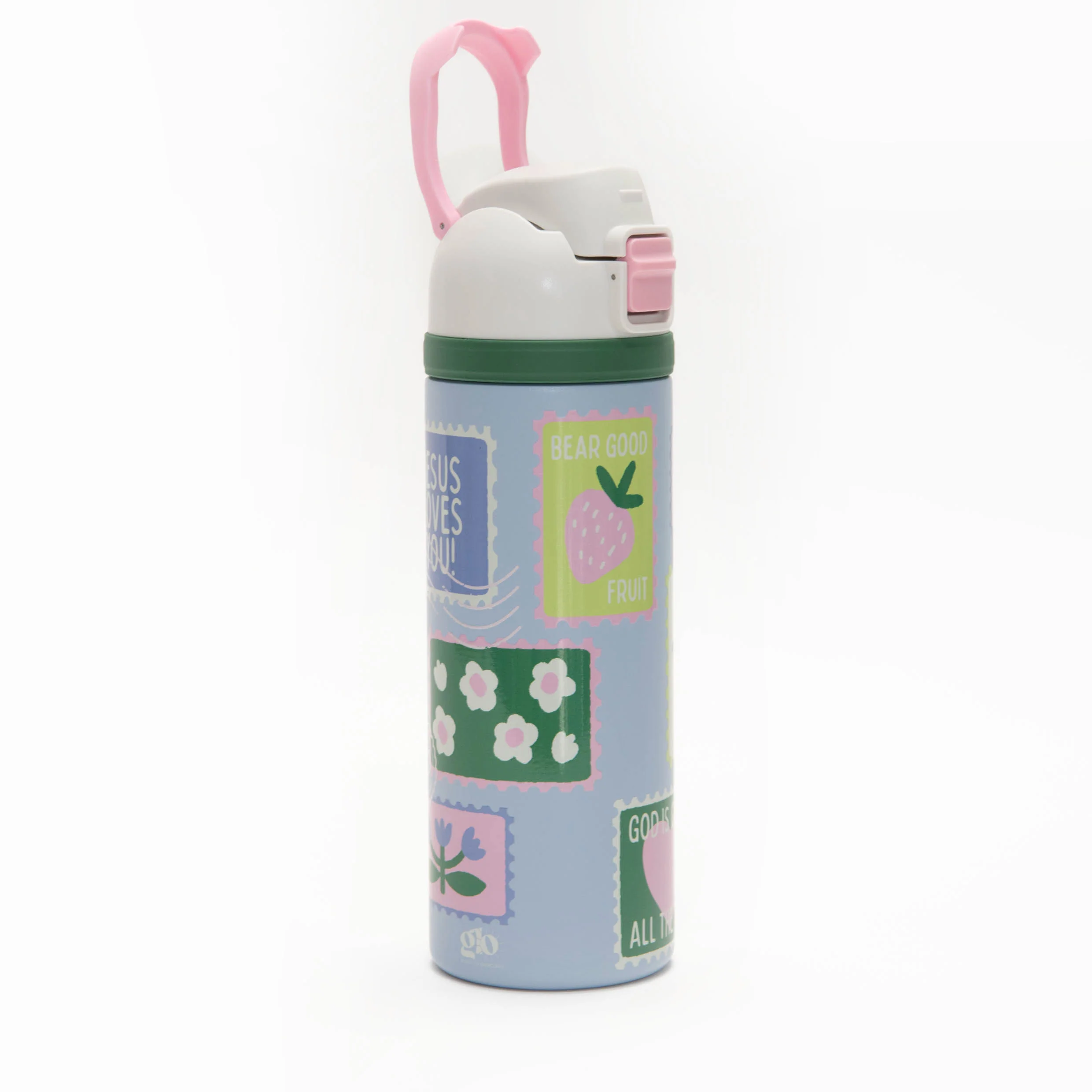 Postage Stamp 24 oz Water Bottle