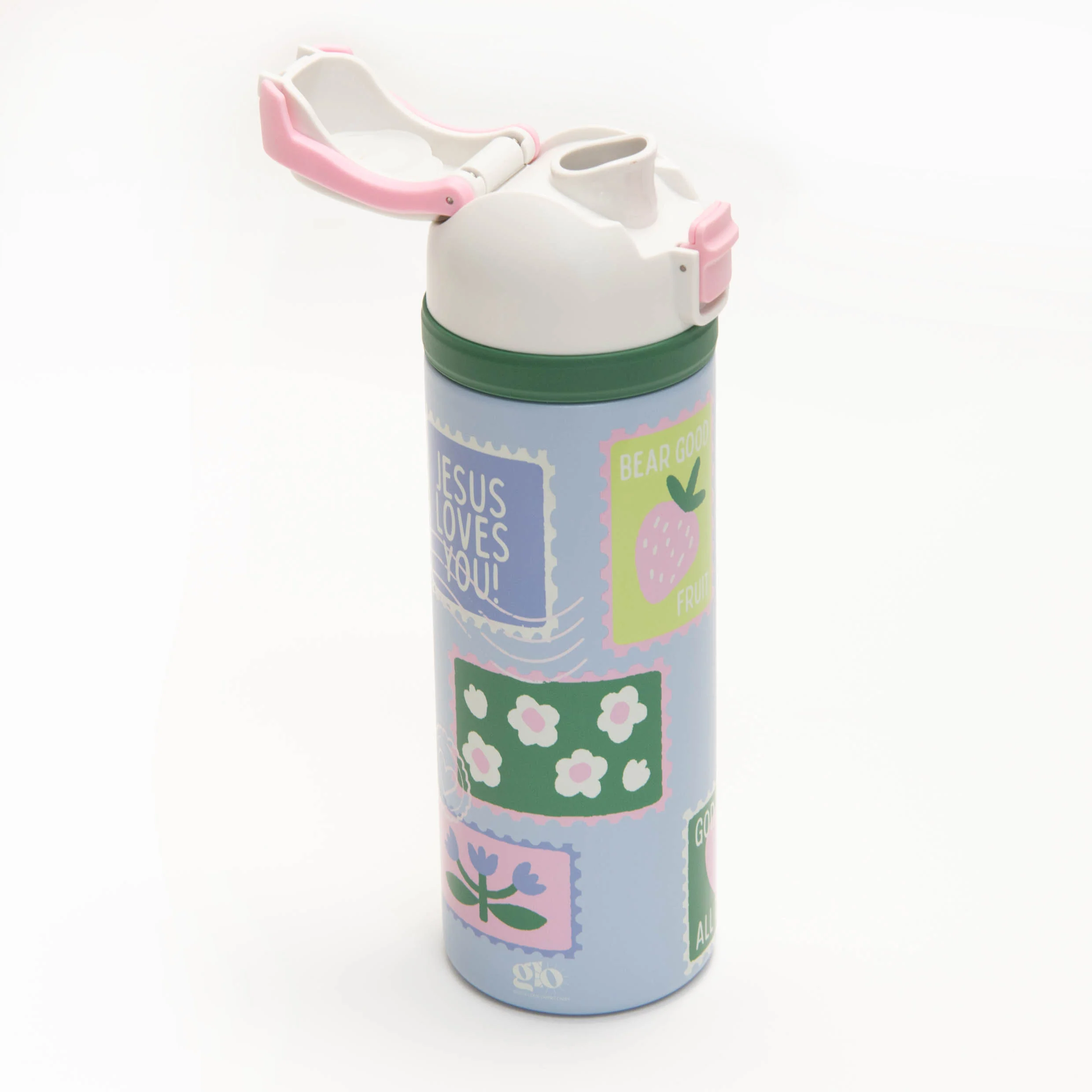 Postage Stamp 24 oz Water Bottle - Image 2