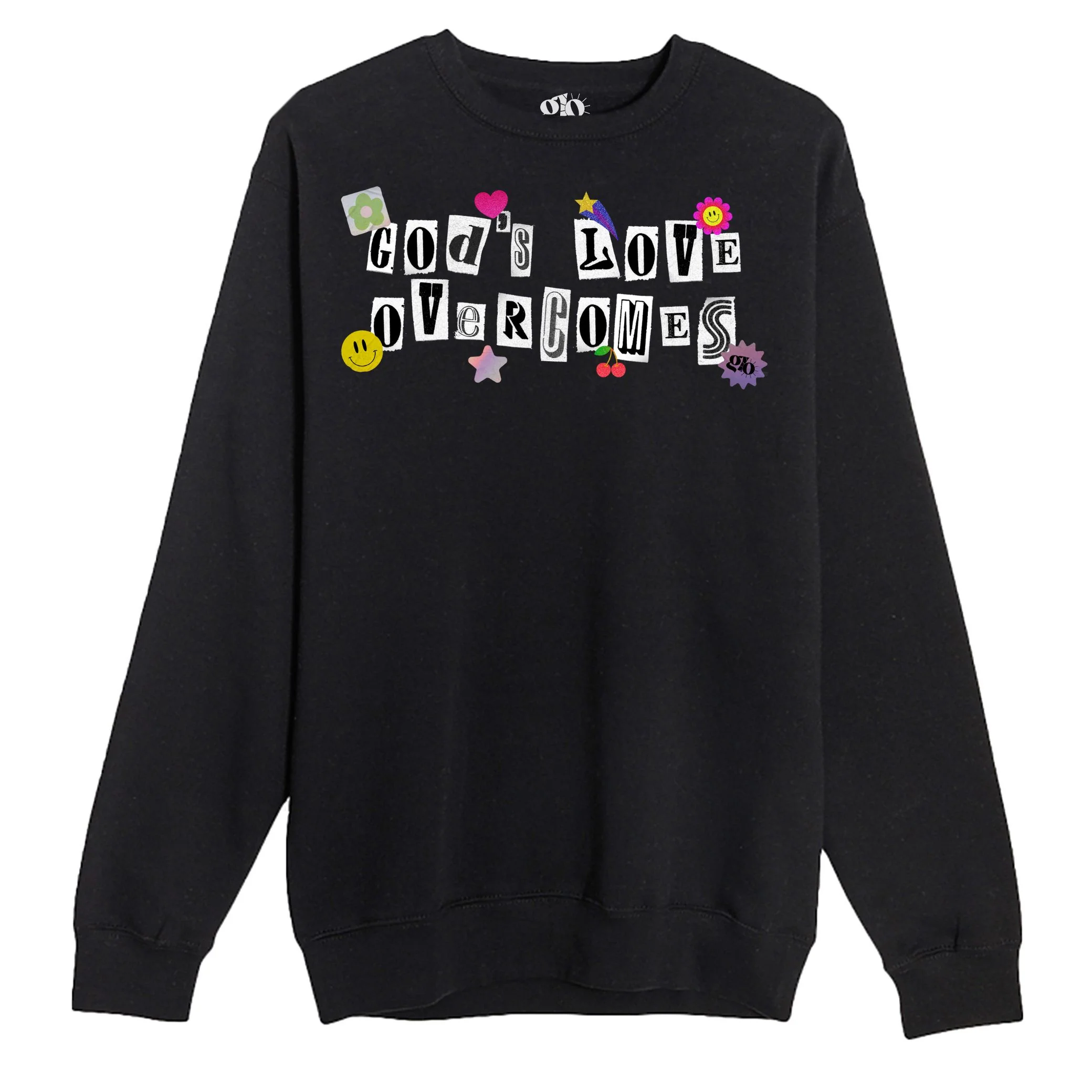 God's Love Overcomes Crewneck Sweatshirt