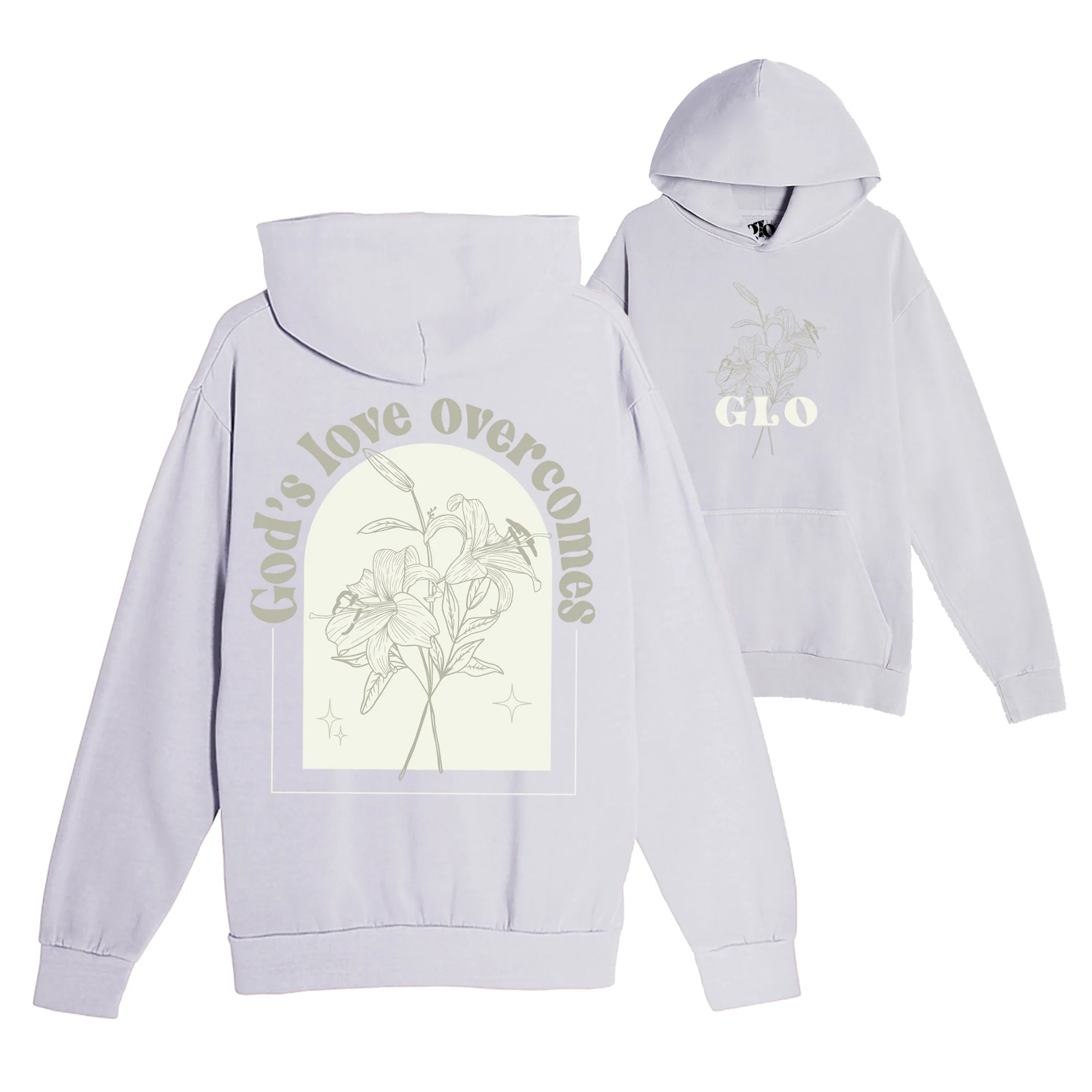 God's Love Overcomes Pullover Hoodie