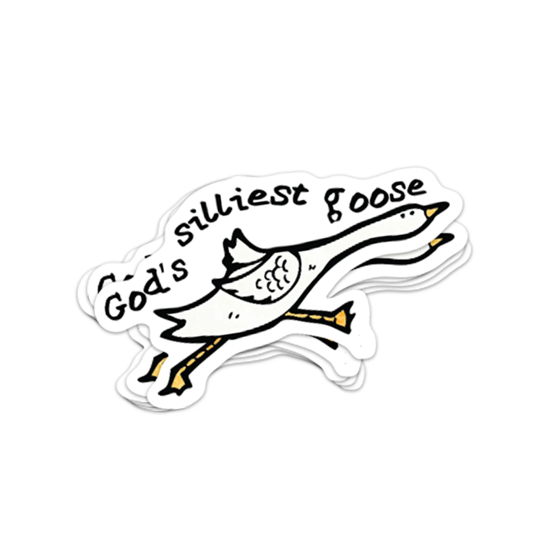 God's Silliest Goose Sticker