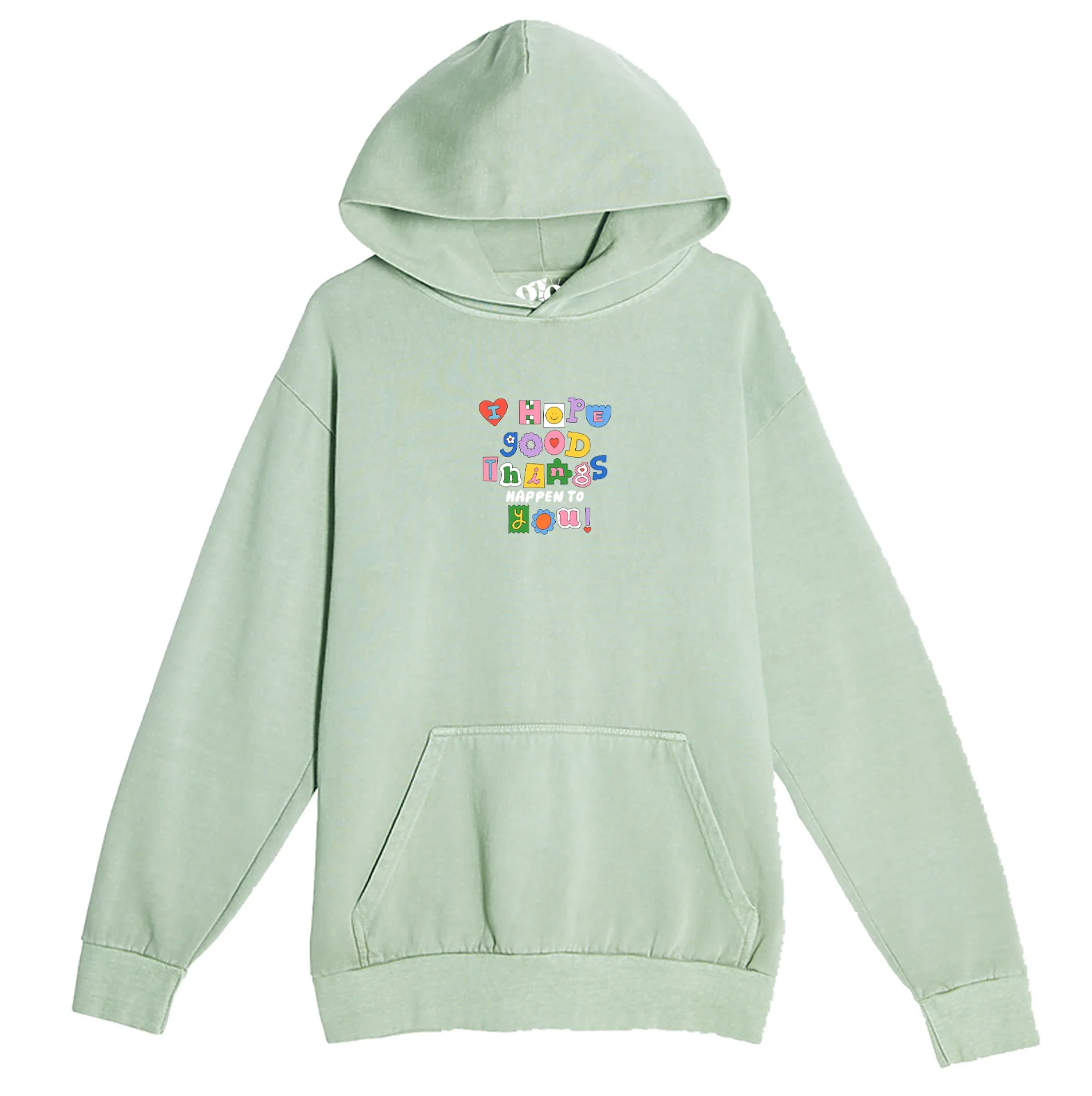 Good Things Embroidered Pullover Hoodie