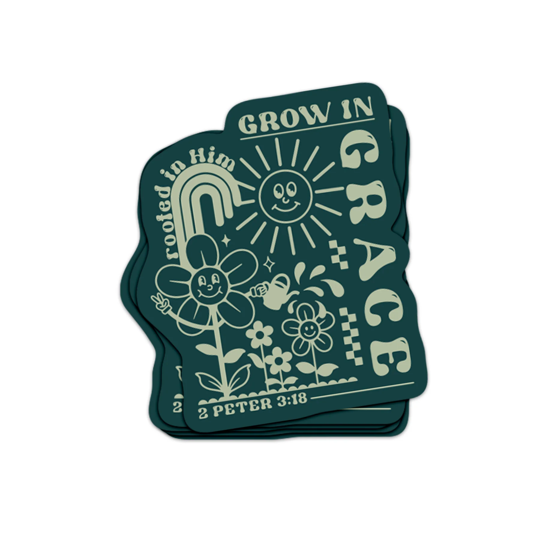 Grow In Grace Sticker