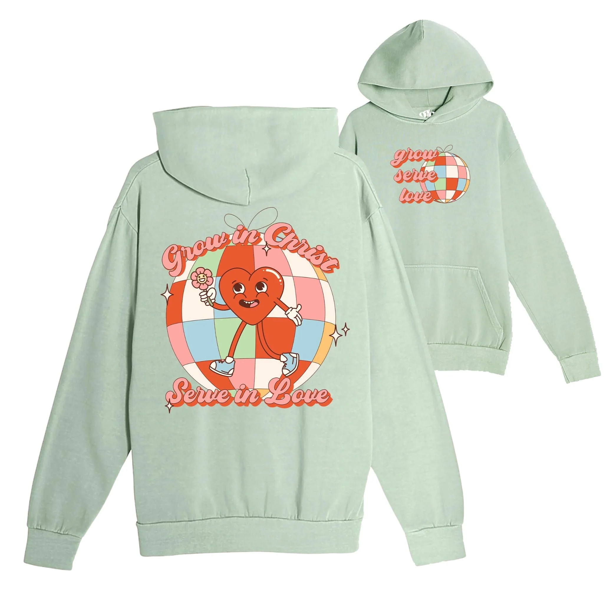 Grow Serve Love Pullover Hoodie