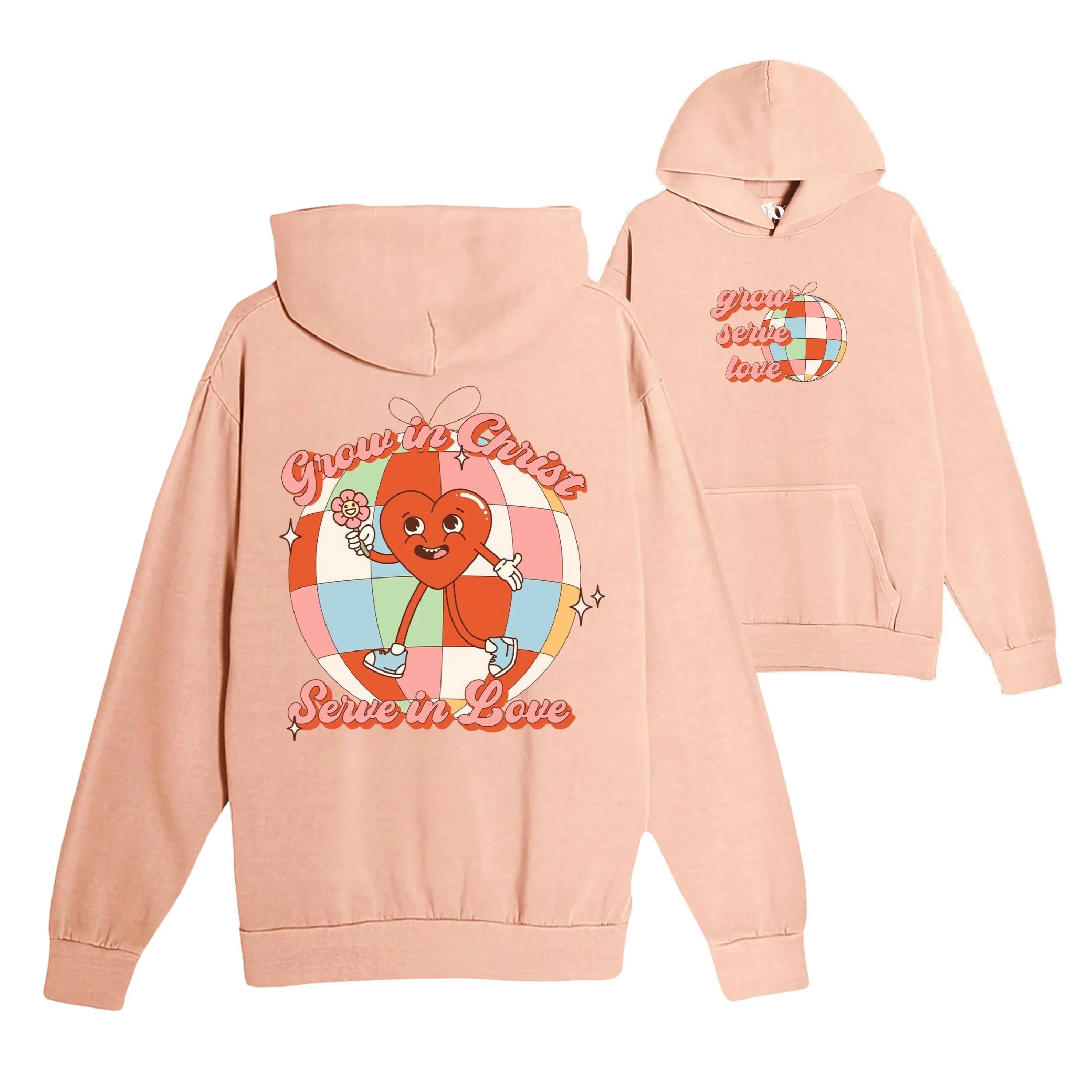 Grow Serve Love Pullover Hoodie