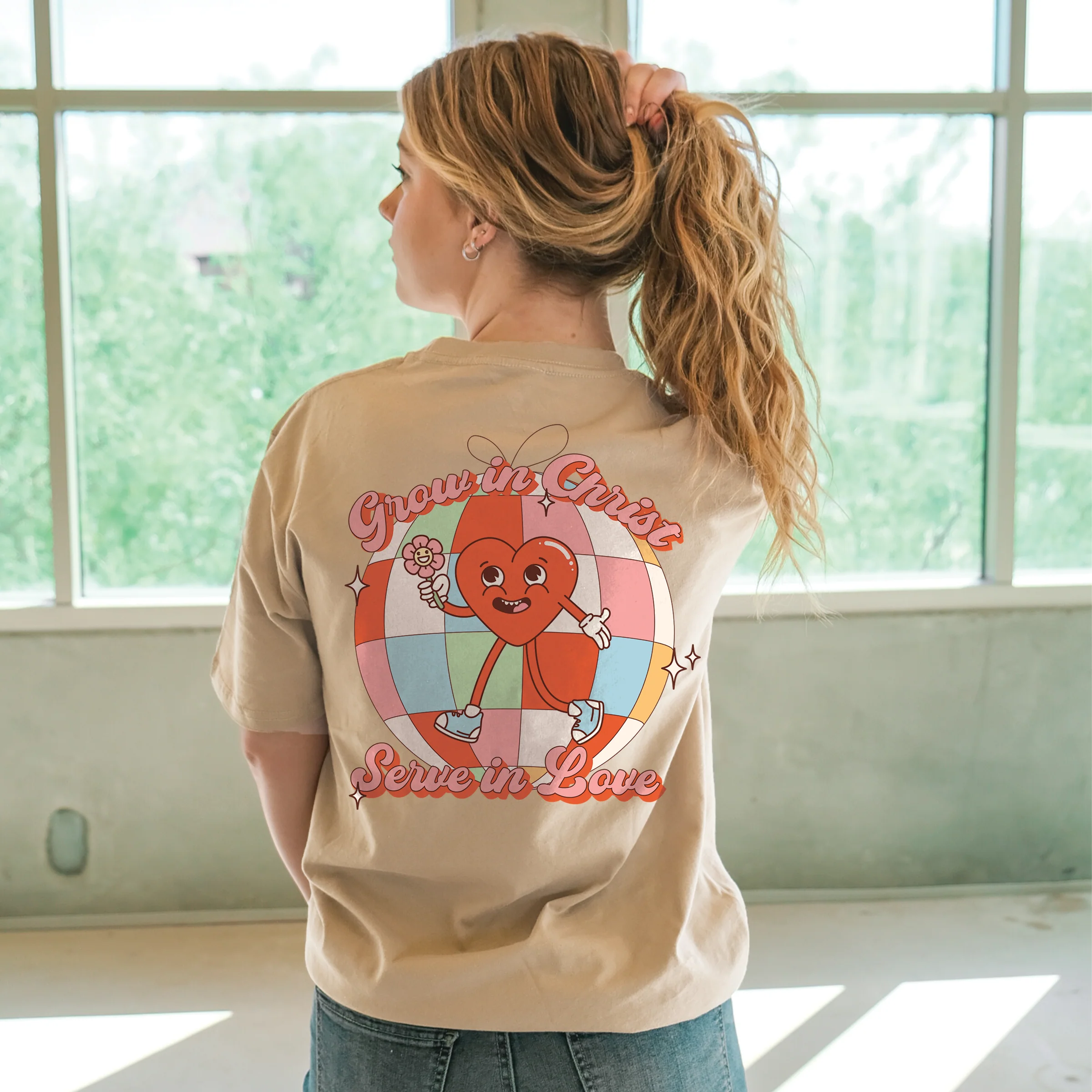 Grow Serve Love Tee