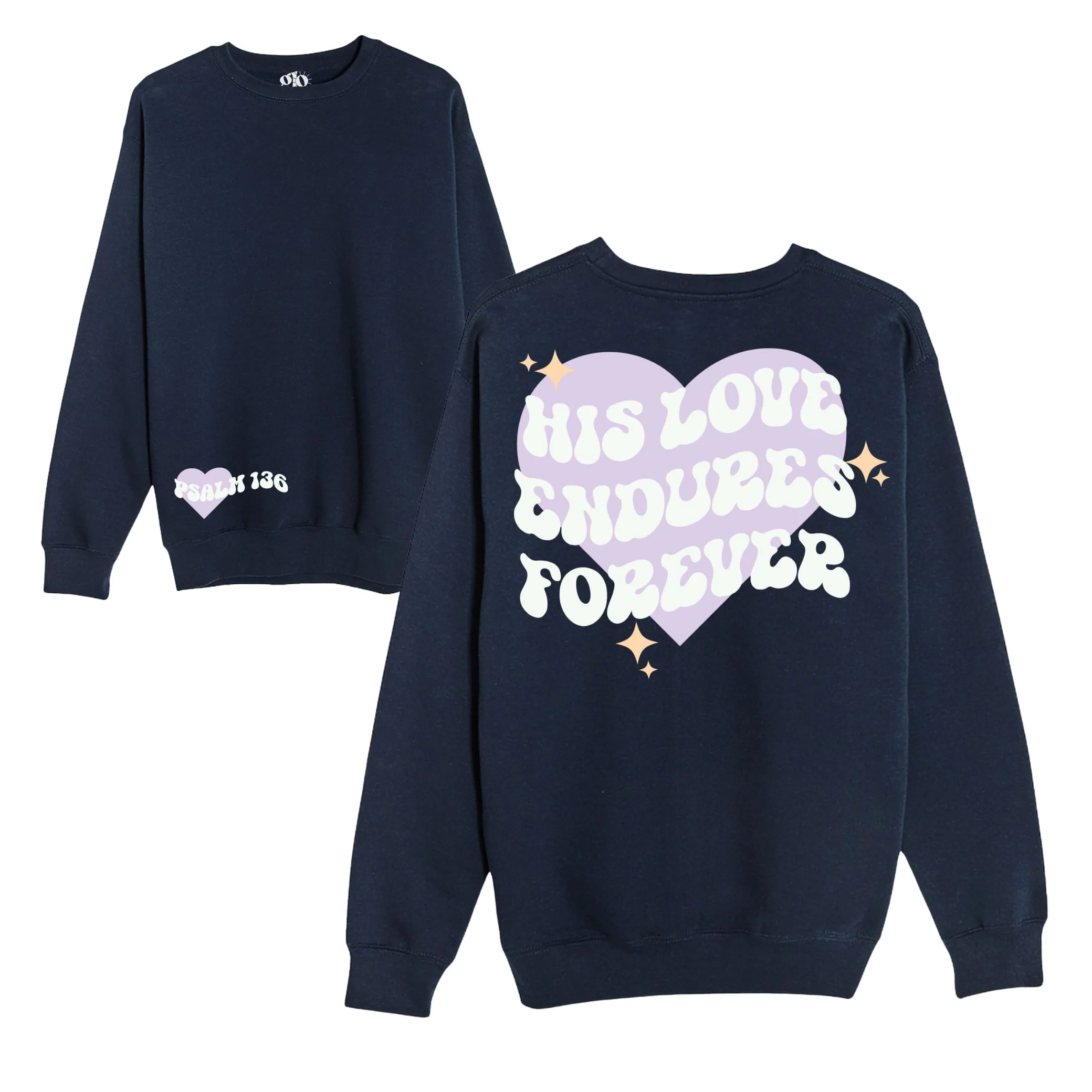 His Love Endures Forever Crewneck Sweatshirt