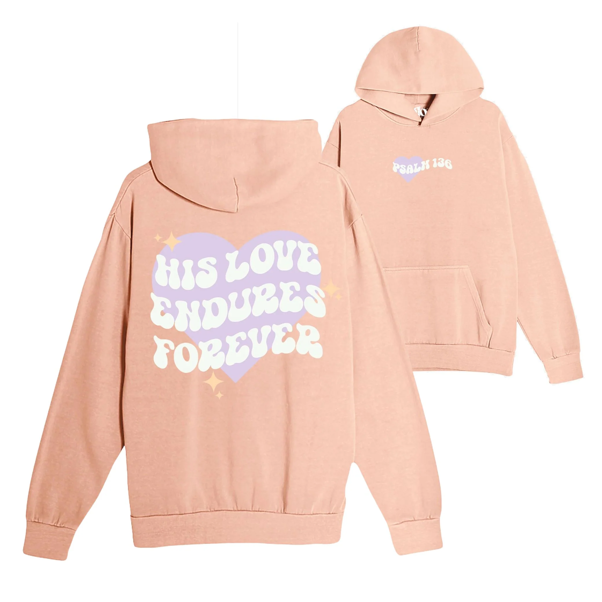 His Love Endures Forever Pullover Hoodie