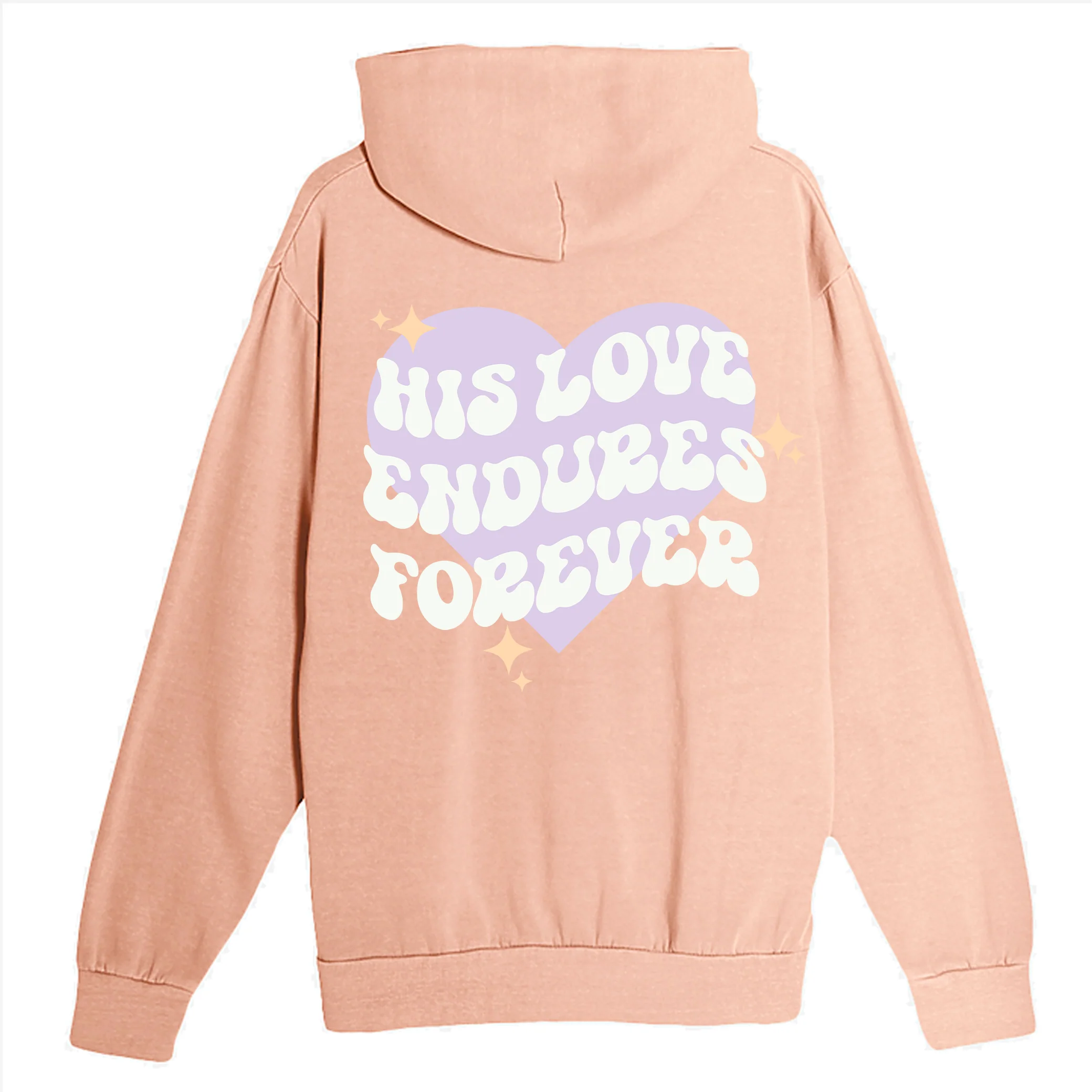 His Love Endures Forever Pullover Hoodie - Image 5