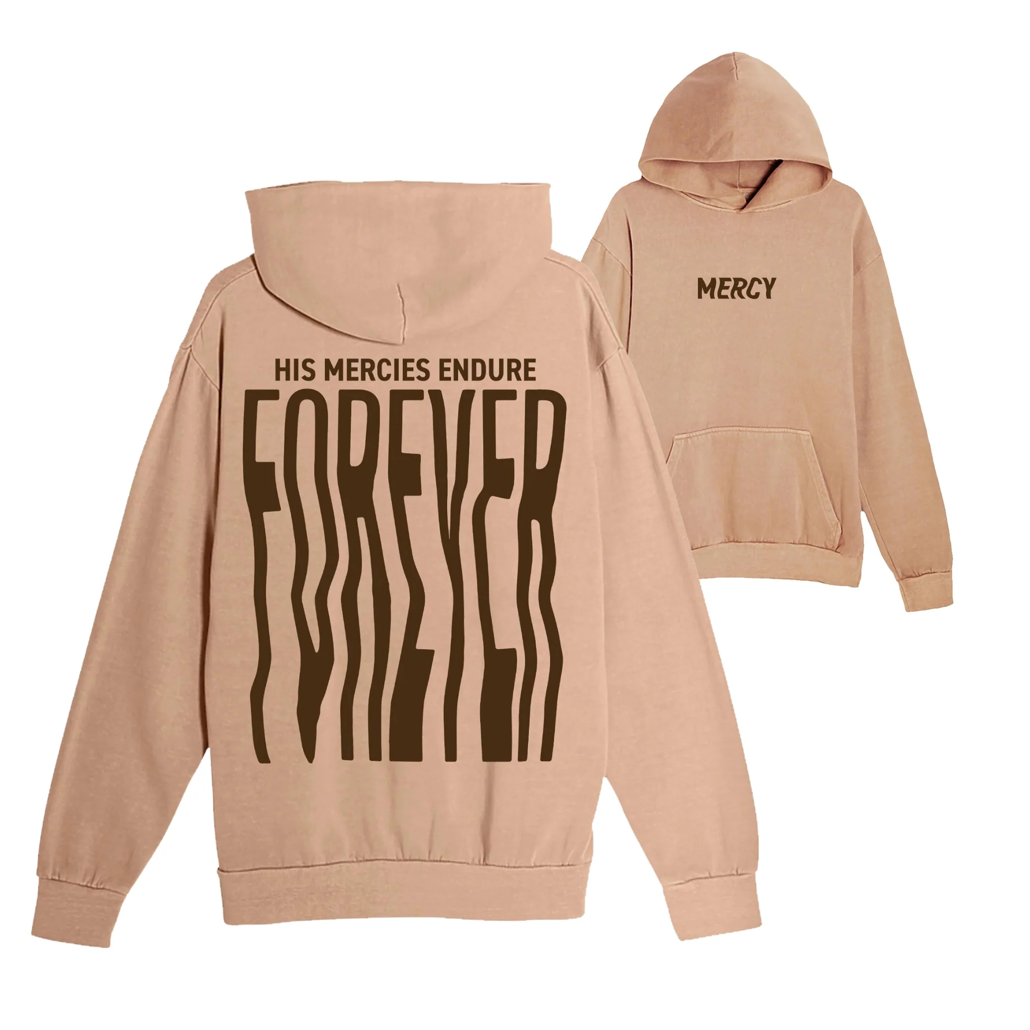 His Mercies Endure Forever Pullover Hoodie