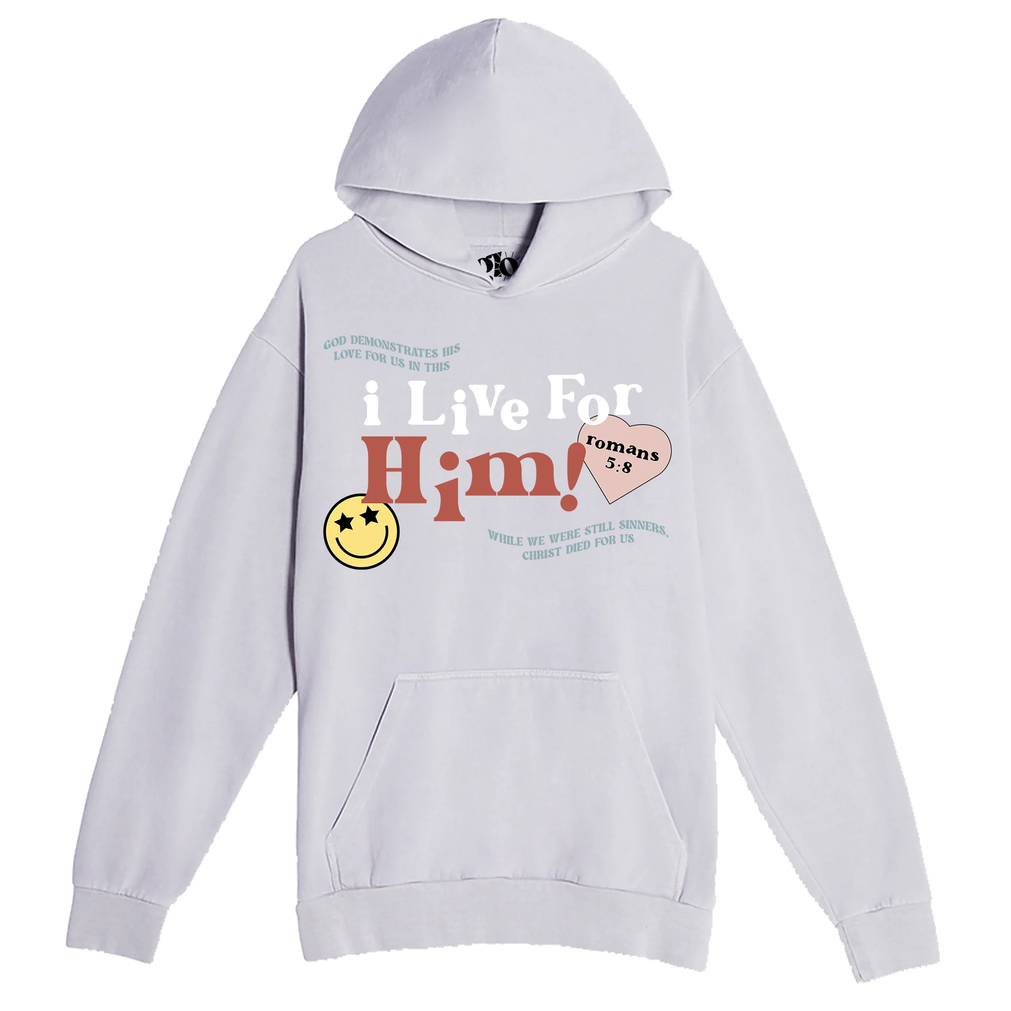 I Live For Him Pullover Hoodie