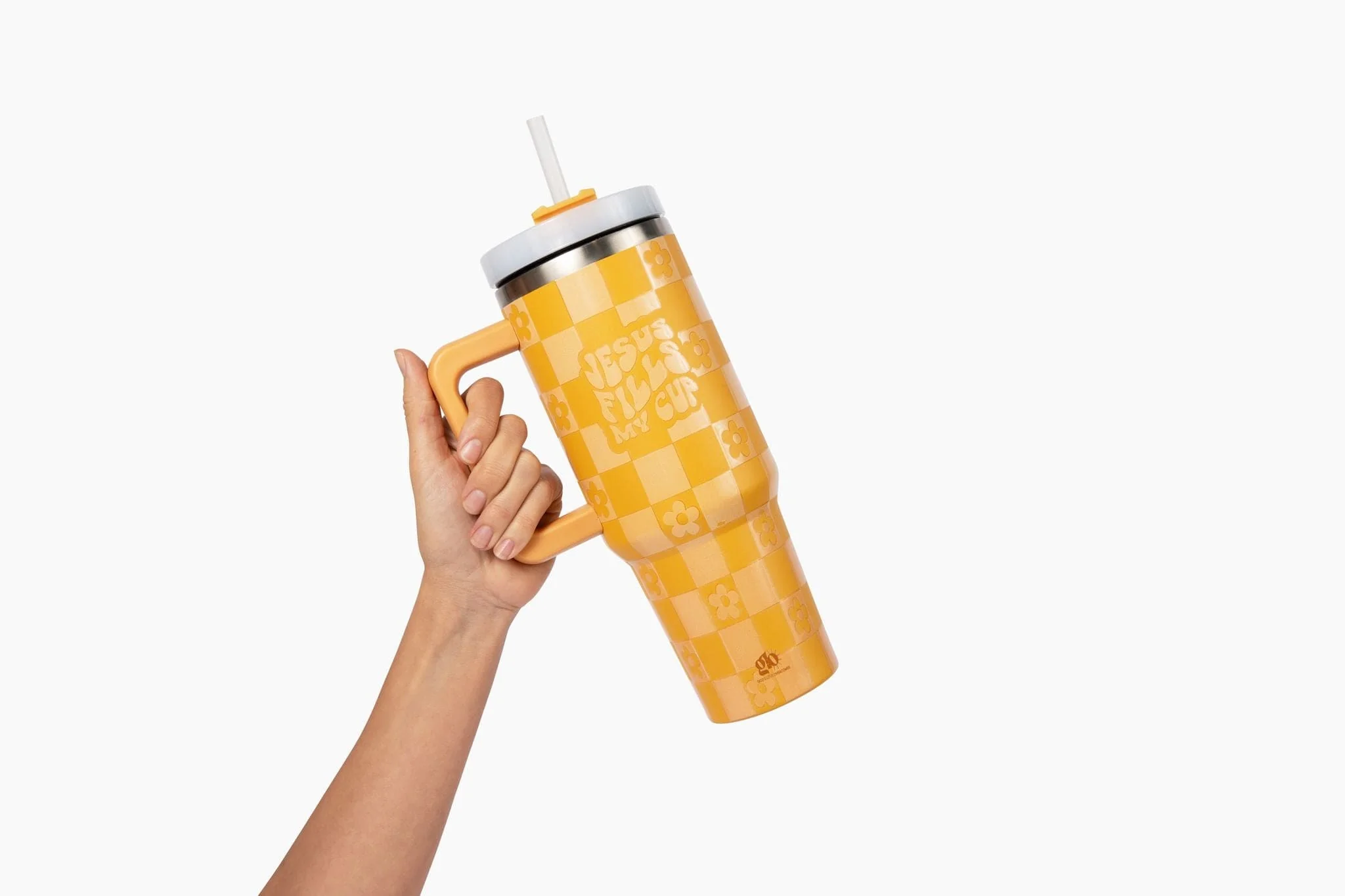Jesus Fills My Cup 40oz Tumbler w/ Handle - Image 3