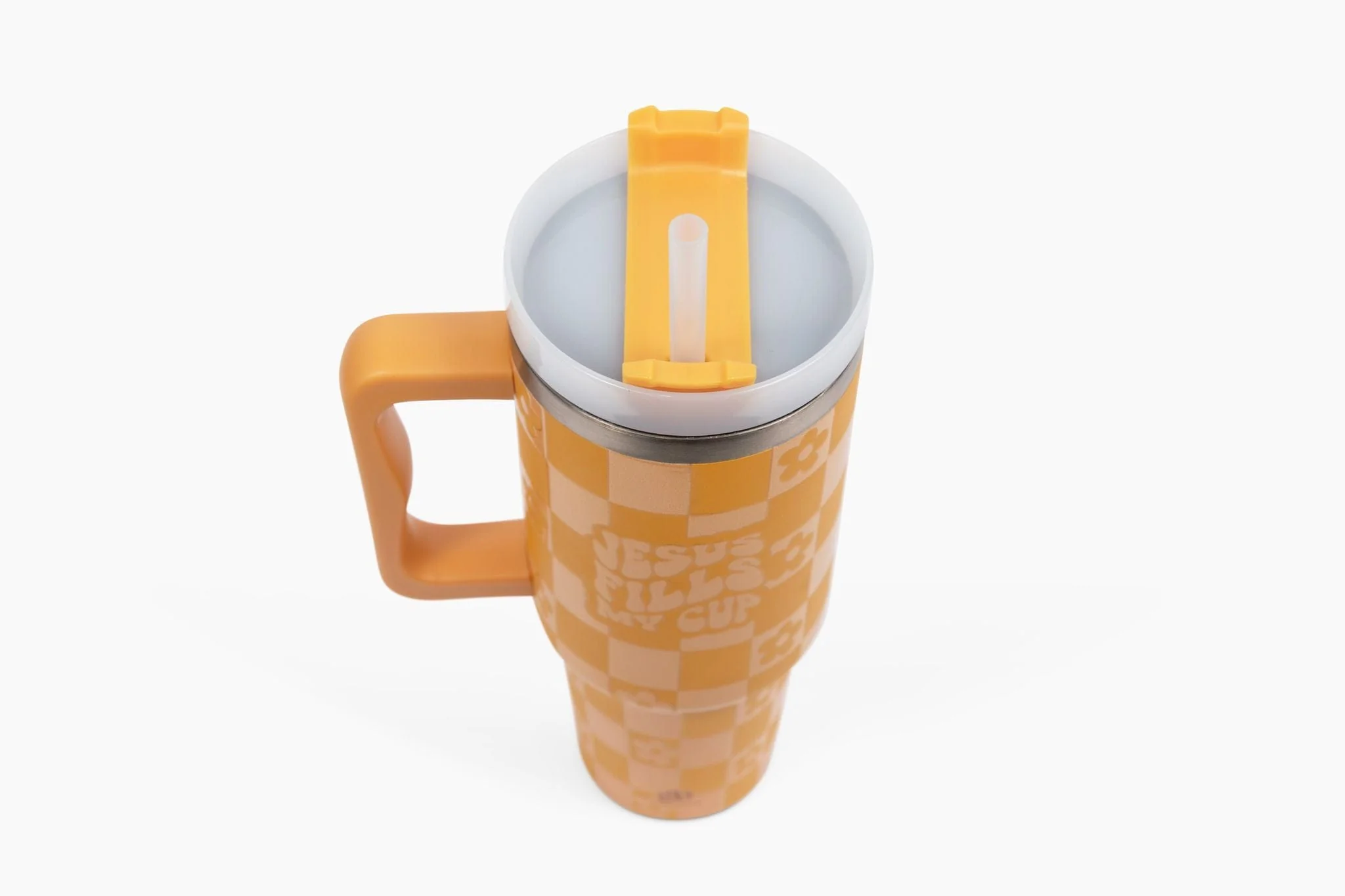 Jesus Fills My Cup 40oz Tumbler w/ Handle - Image 4
