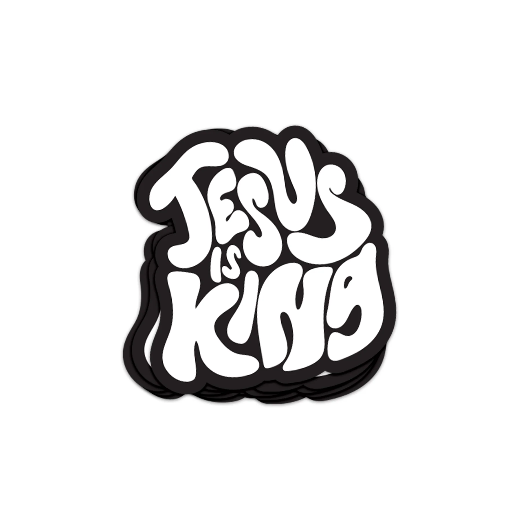 Jesus Is King Sticker