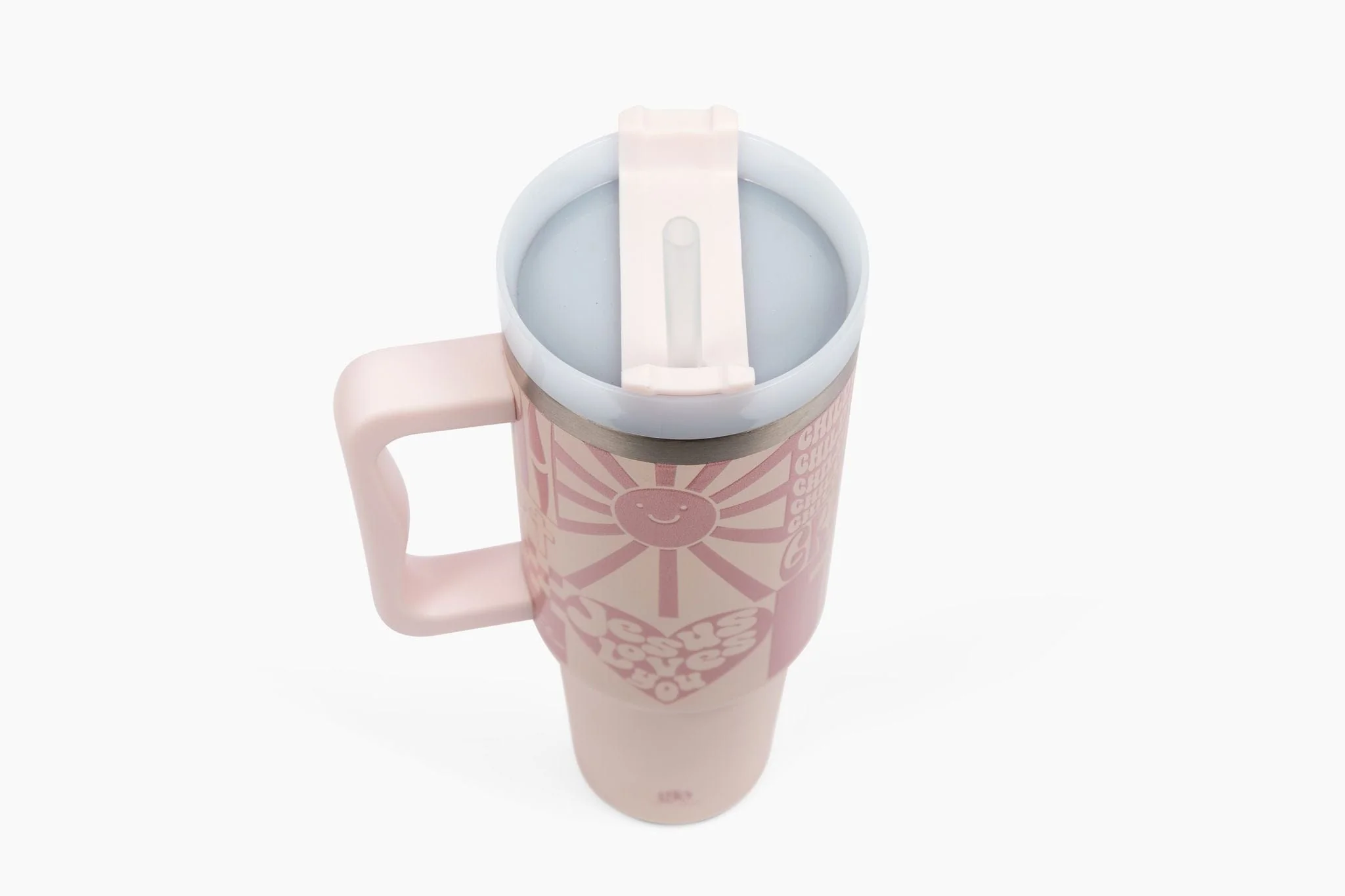 Jesus Loves You 40oz Tumbler w/ Handle - Image 5