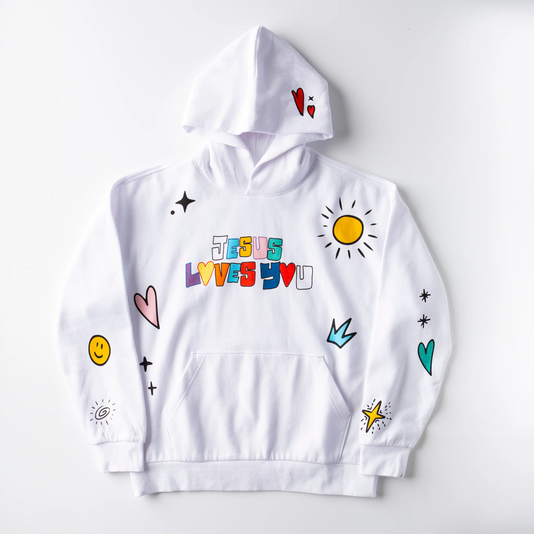 Jesus Loves You Pullover Hoodie - Image 4