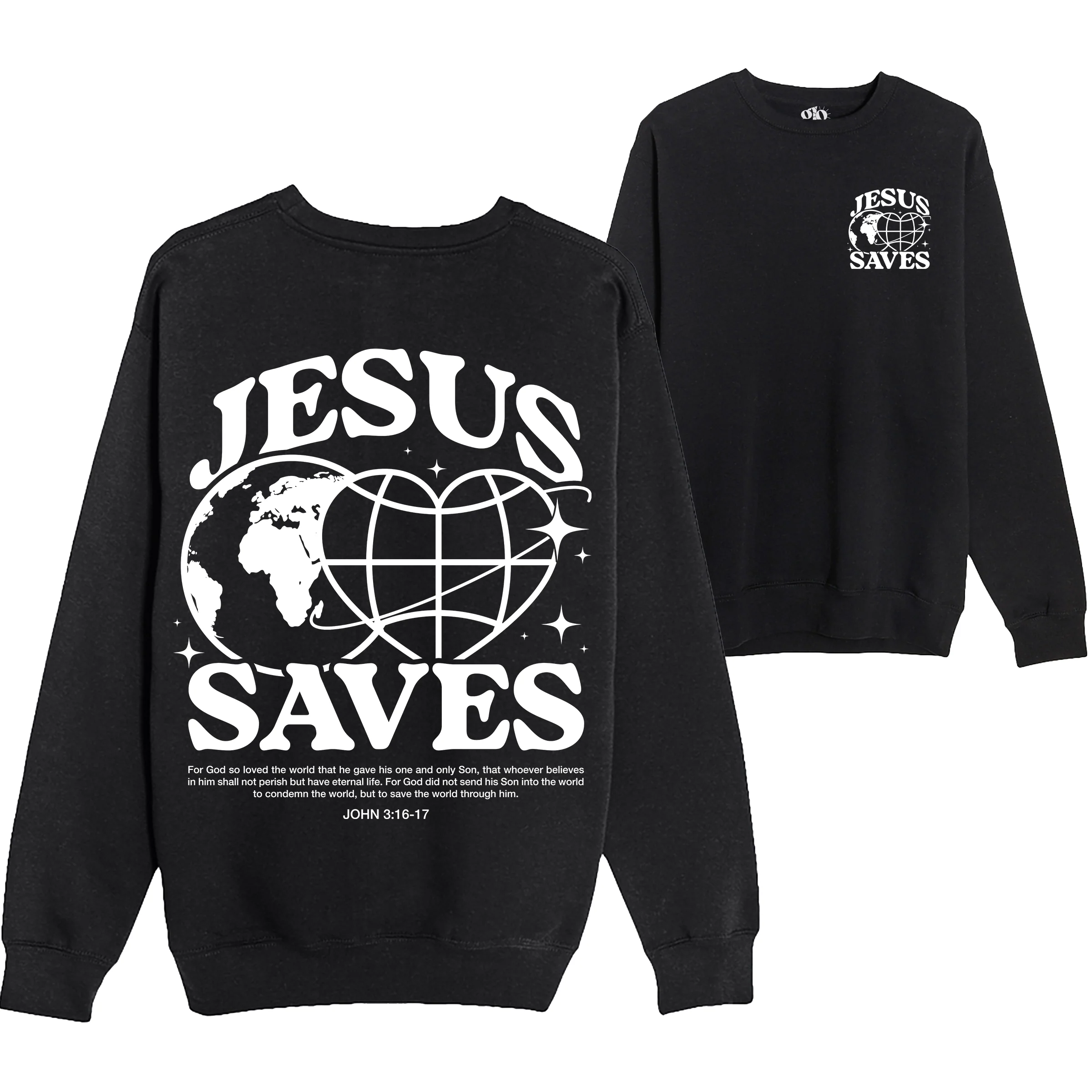 Jesus Saves Crewneck Sweatshirt