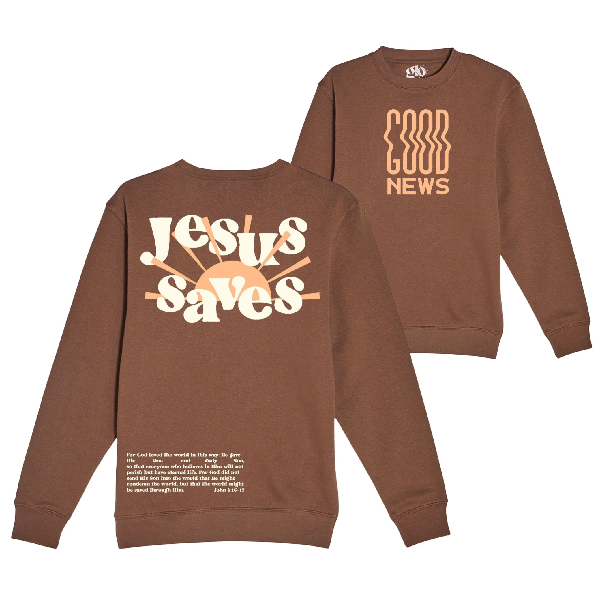 Jesus Saves Crewneck Sweatshirt