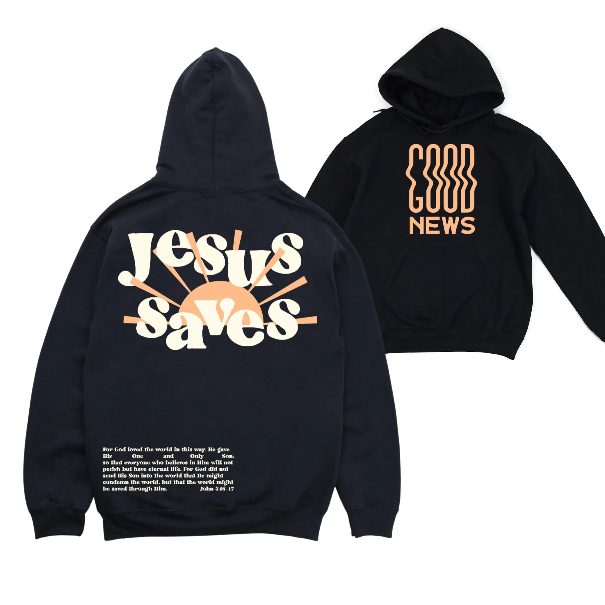 Jesus Saves Pullover Hoodie