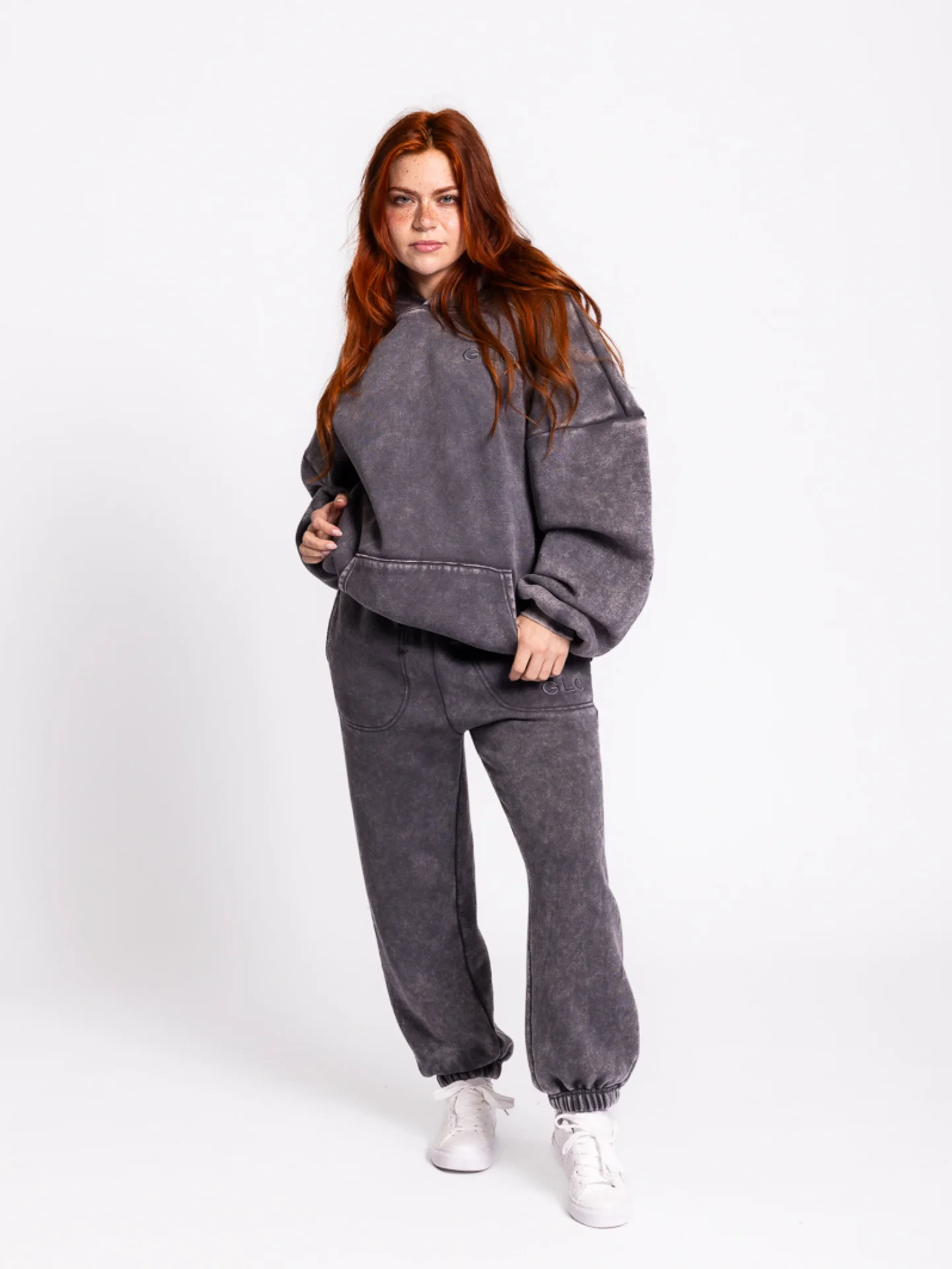 Kingdom Essential Hoodie - Snow Wash - Dark Shadow - Image 5