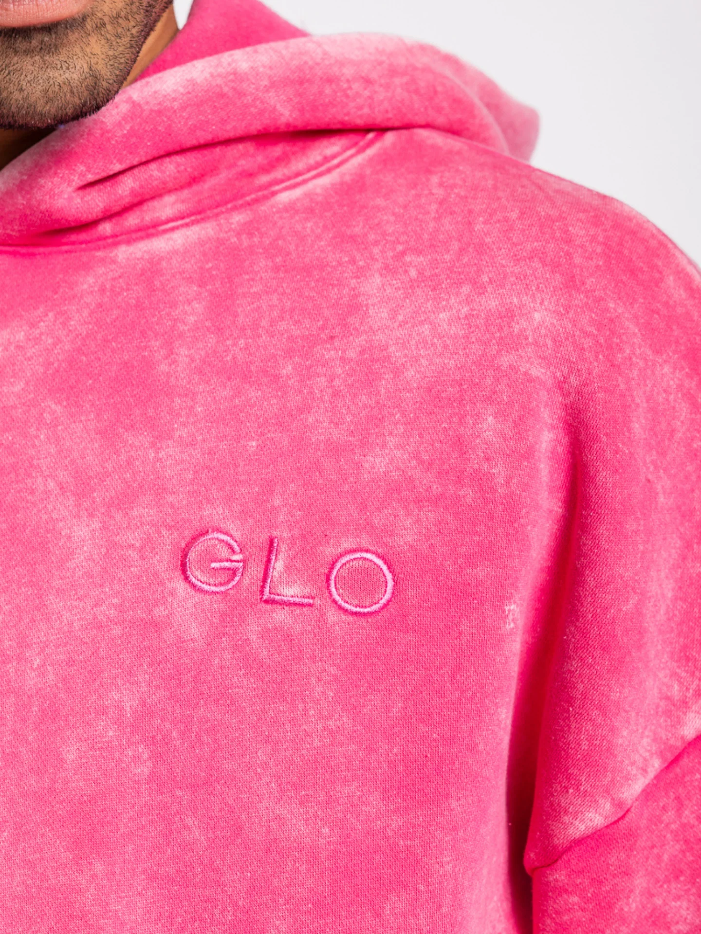 Kingdom Essential Hoodie - Snow Wash - Hot Pink [PREORDER] - Image 3