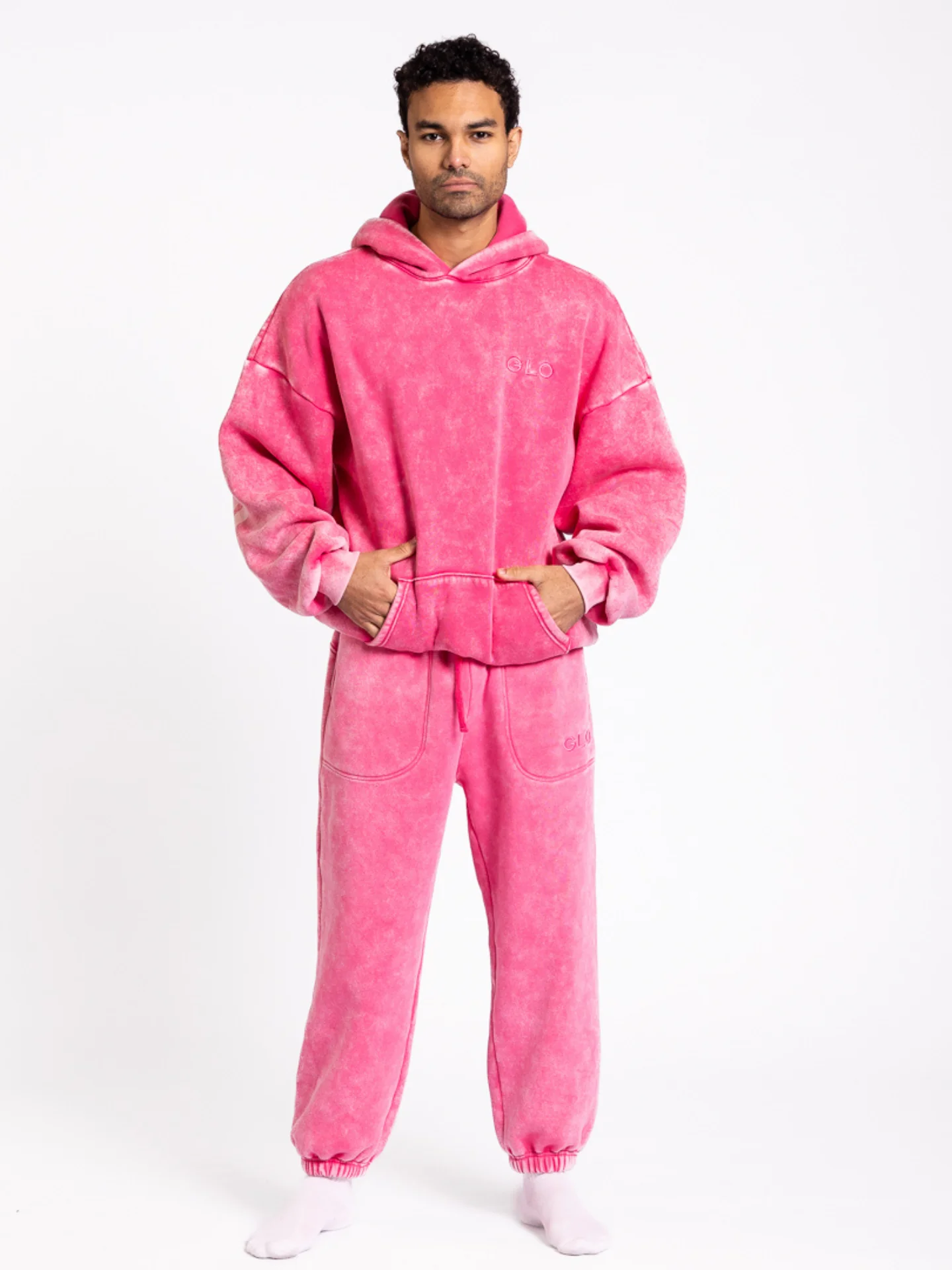 Kingdom Essential Hoodie - Snow Wash - Hot Pink [PREORDER] - Image 4