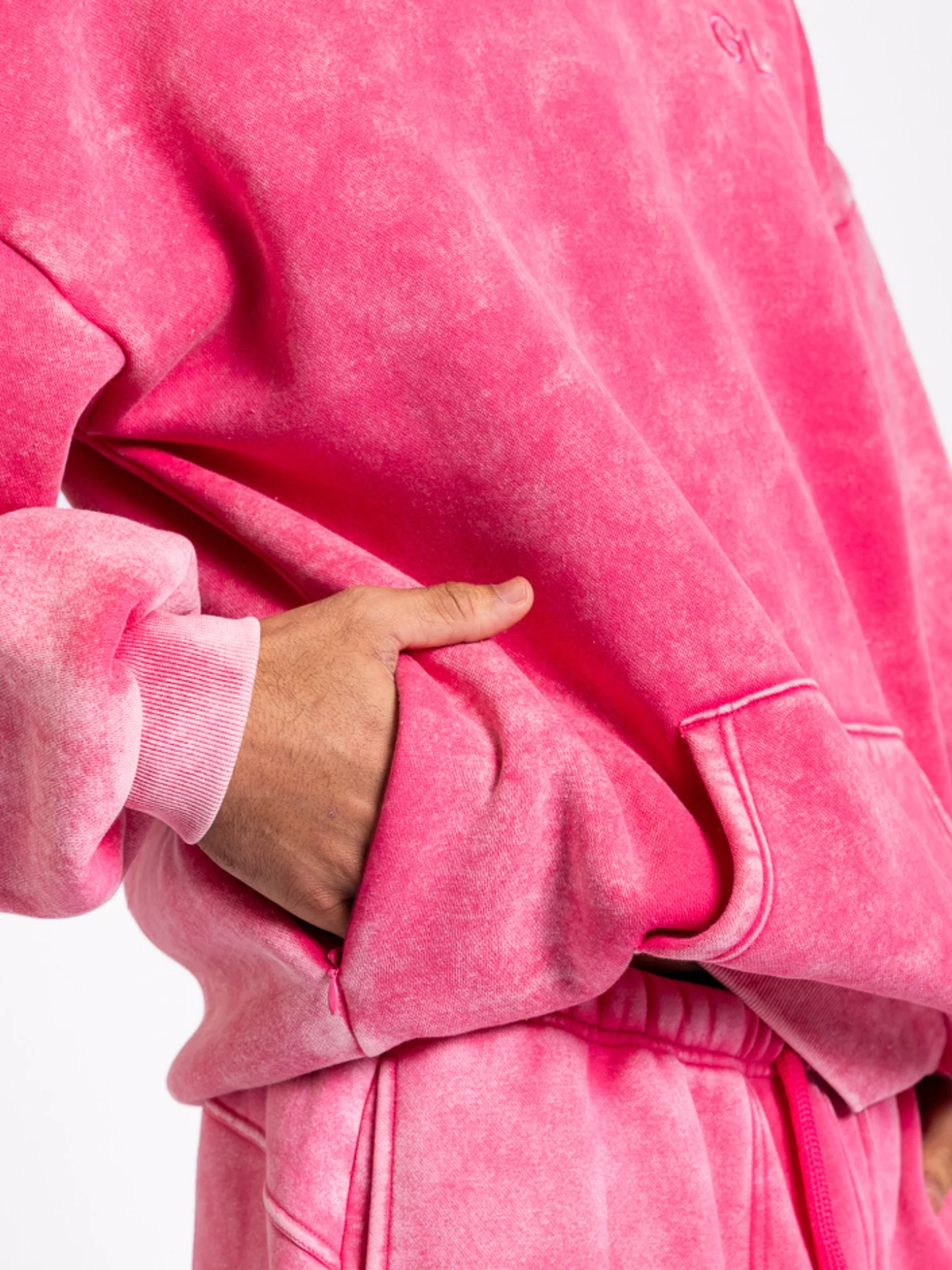 Kingdom Essential Hoodie - Snow Wash - Hot Pink [PREORDER] - Image 6