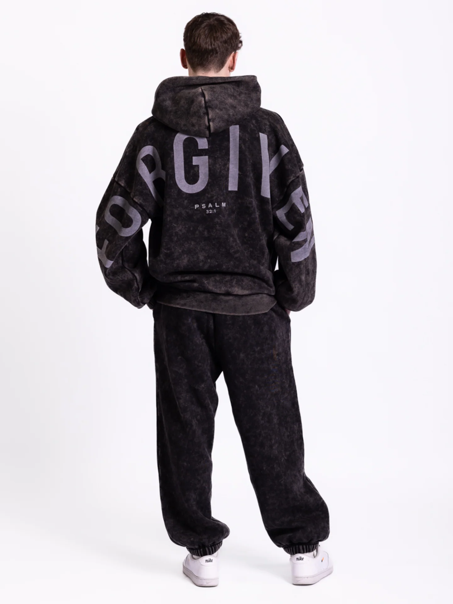 Kingdom Essential Hoodie - Snow Wash - Black - Image 4