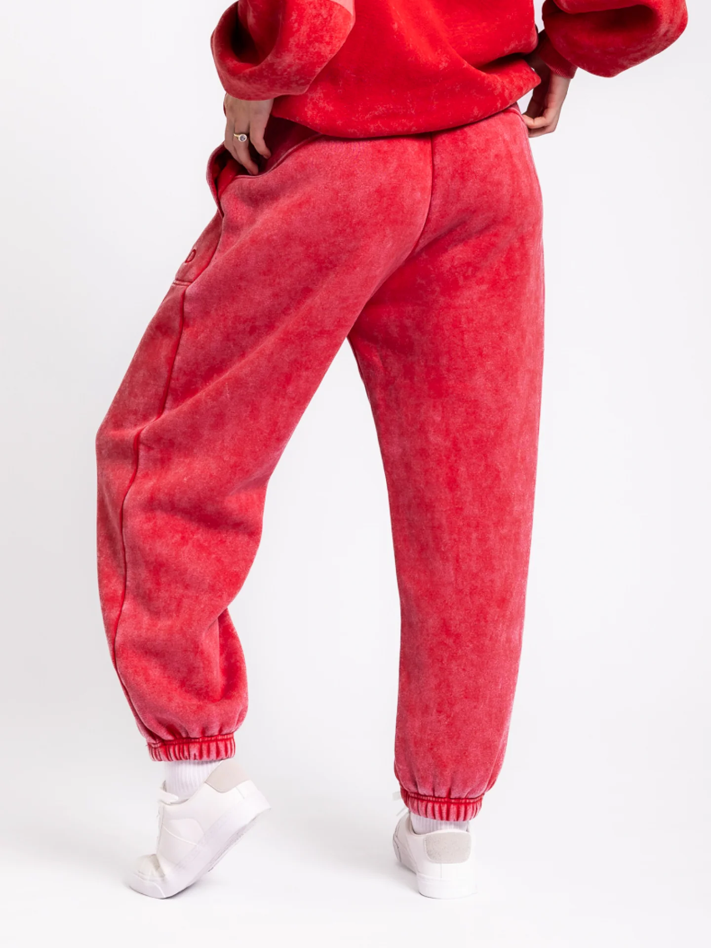 Kingdom Essential Hoodie - Snow Wash - True Red - Image 6