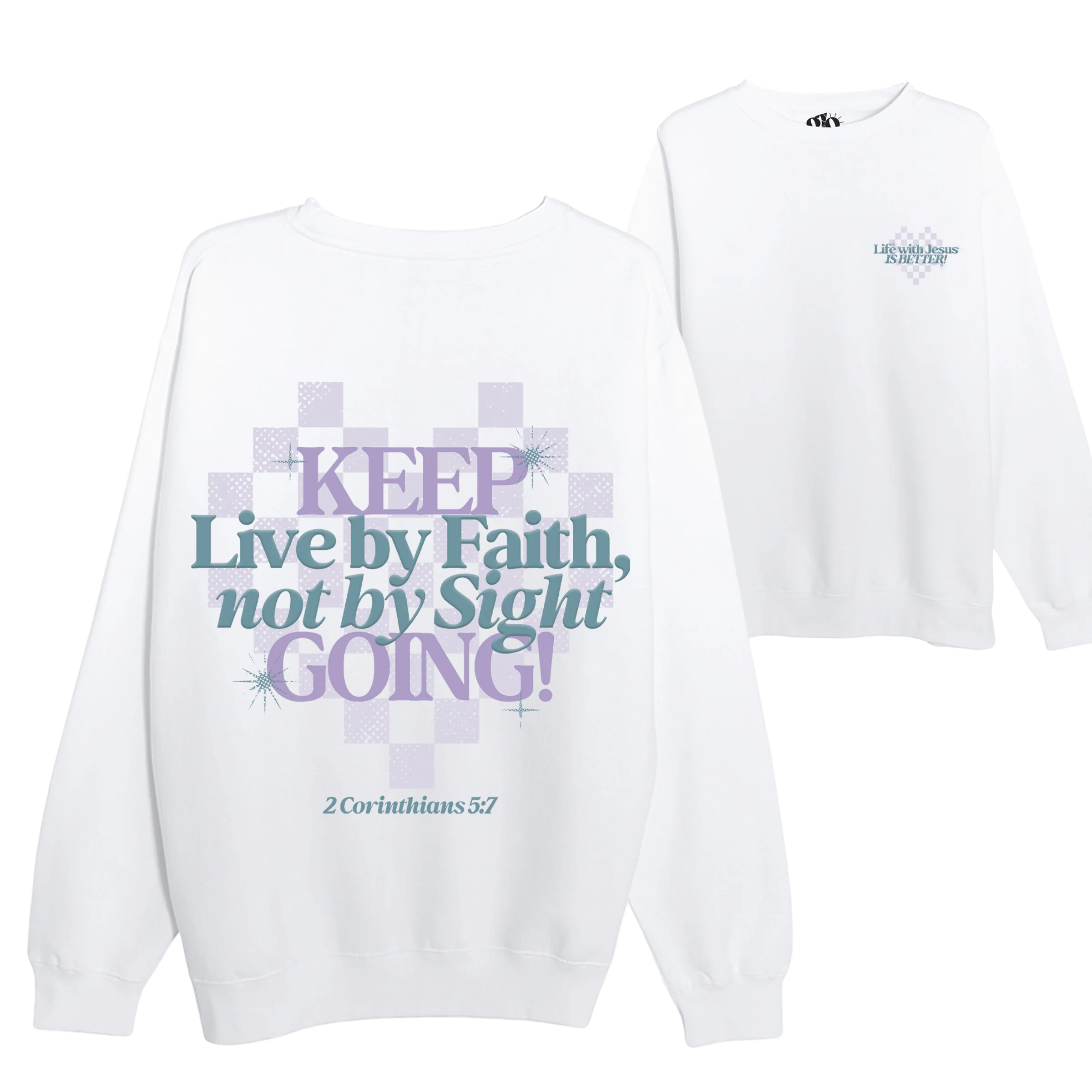 Live By Faith Crewneck Sweatshirt - Image 3