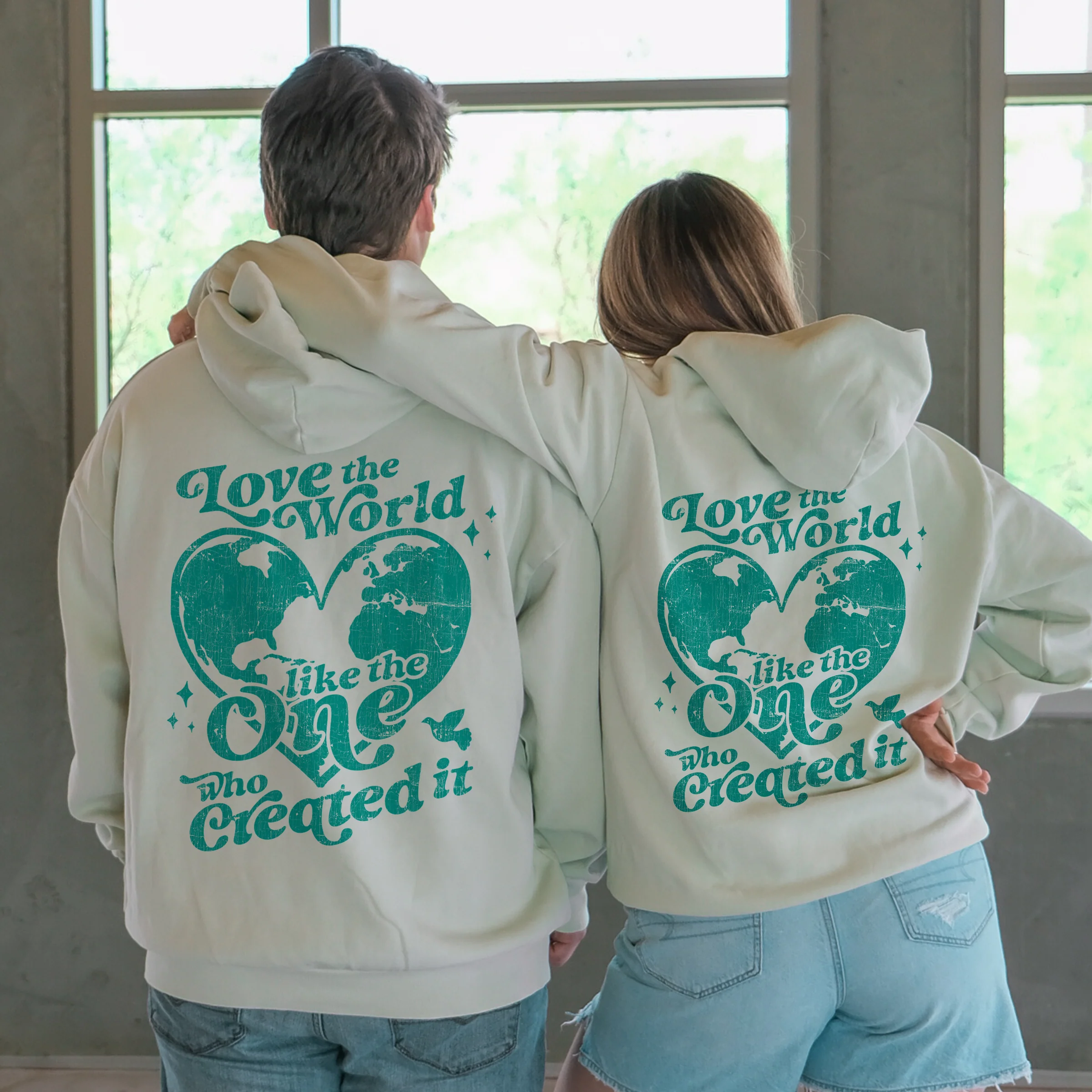Love The World Pullover Hoodie - Image 2