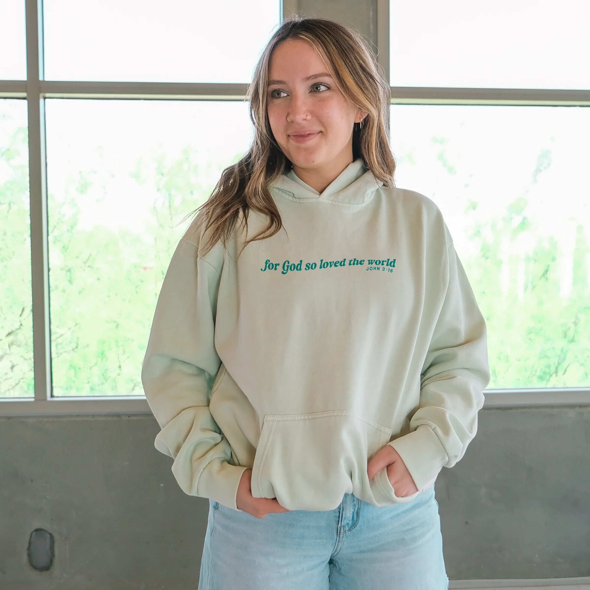 Love The World Pullover Hoodie - Image 3
