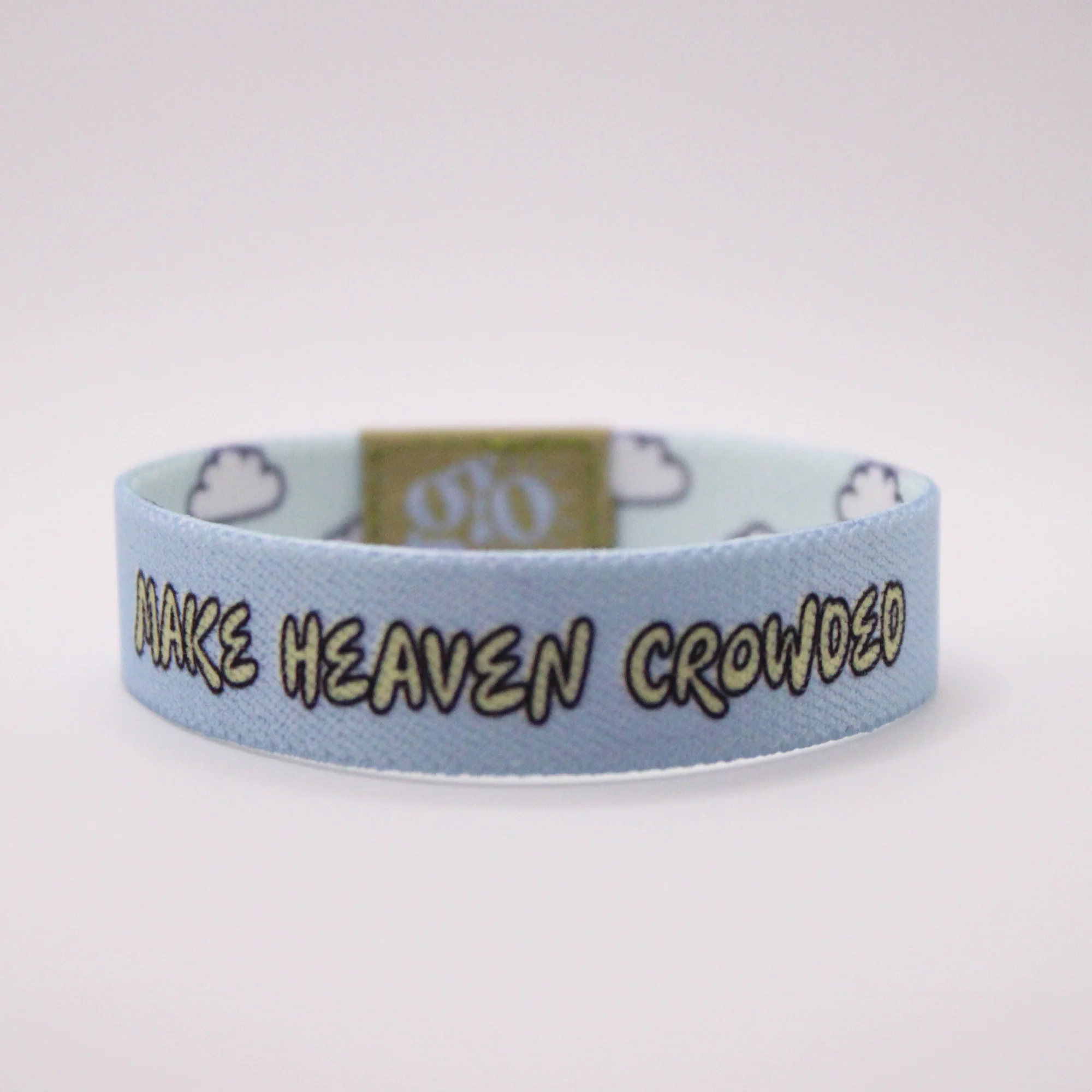 Make Heaven Crowded - One Size 3 Pack of Wristbands - Multi Color - One Size - Image 4