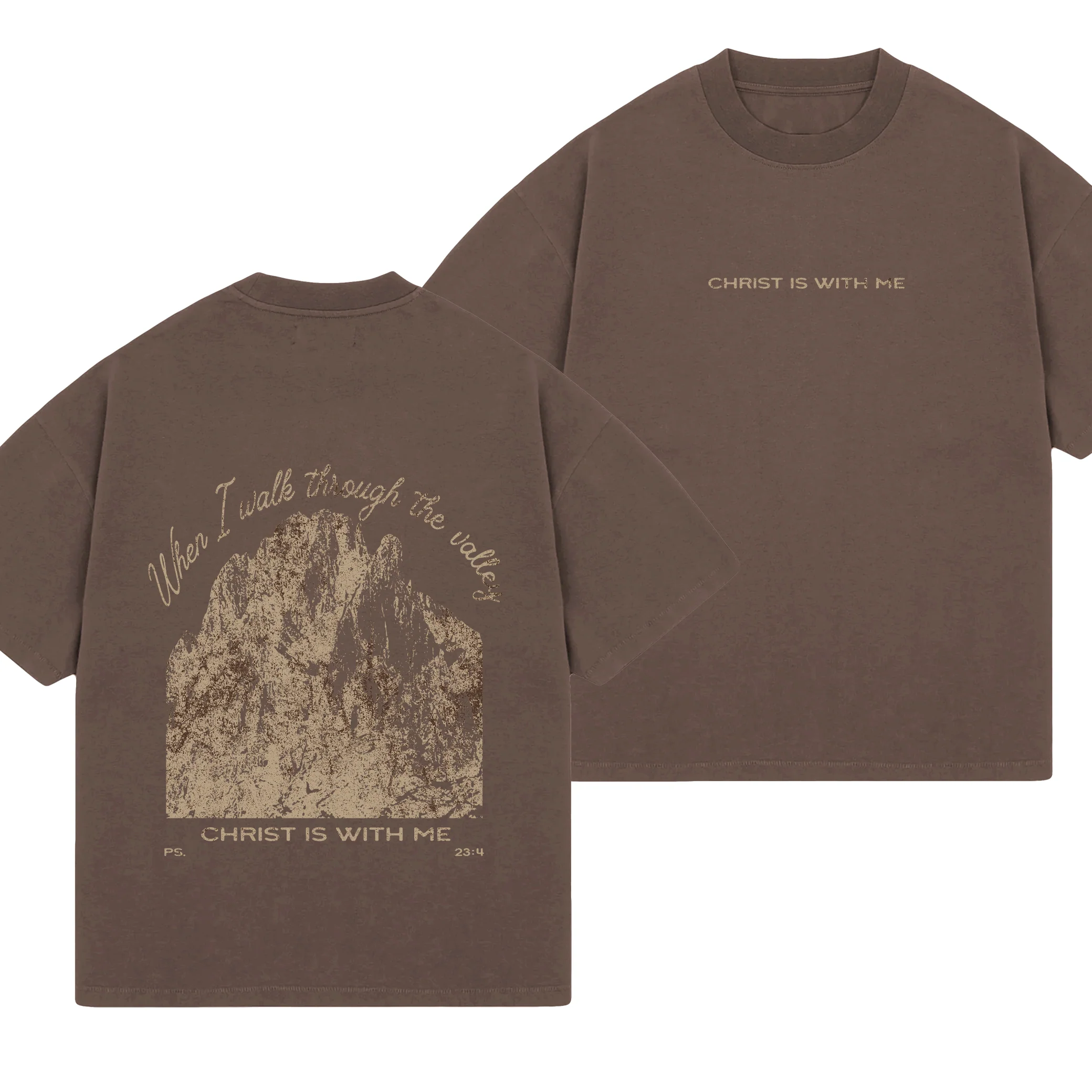 Psalm 23:4 Tee - Image 3